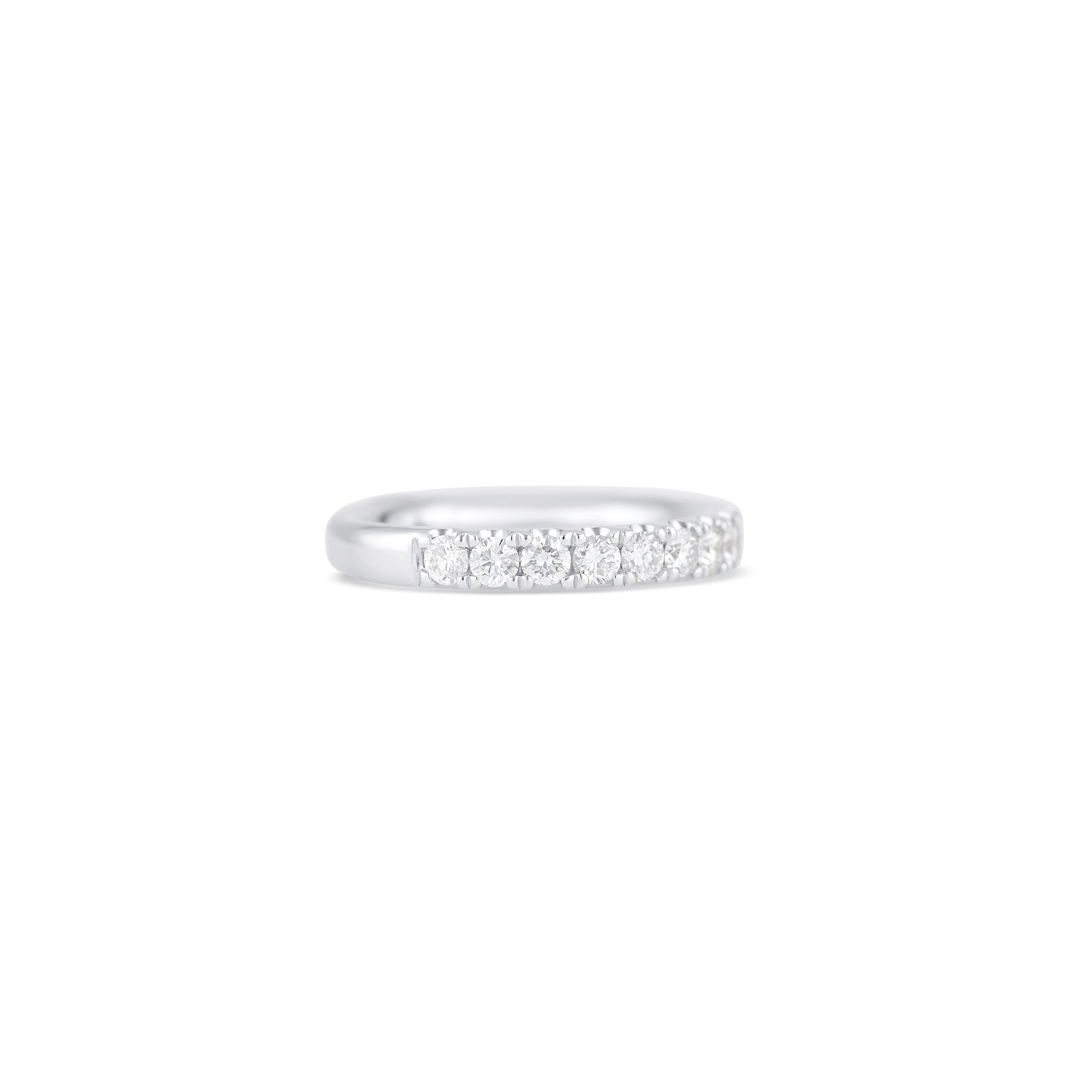 18K White Gold Diamond Band - Image 3