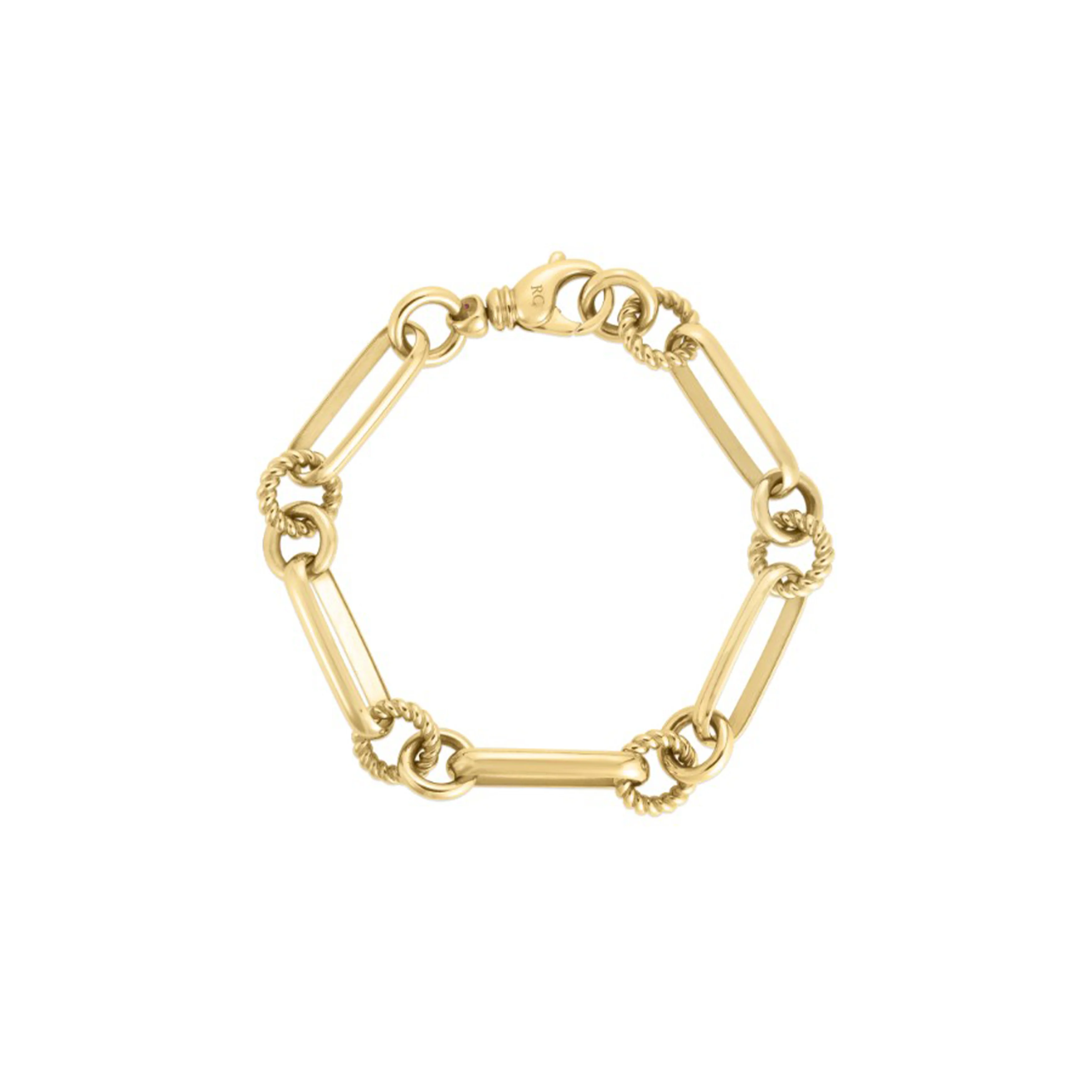 Roberto Coin 18K Yellow Gold Classic Gents Bracelet