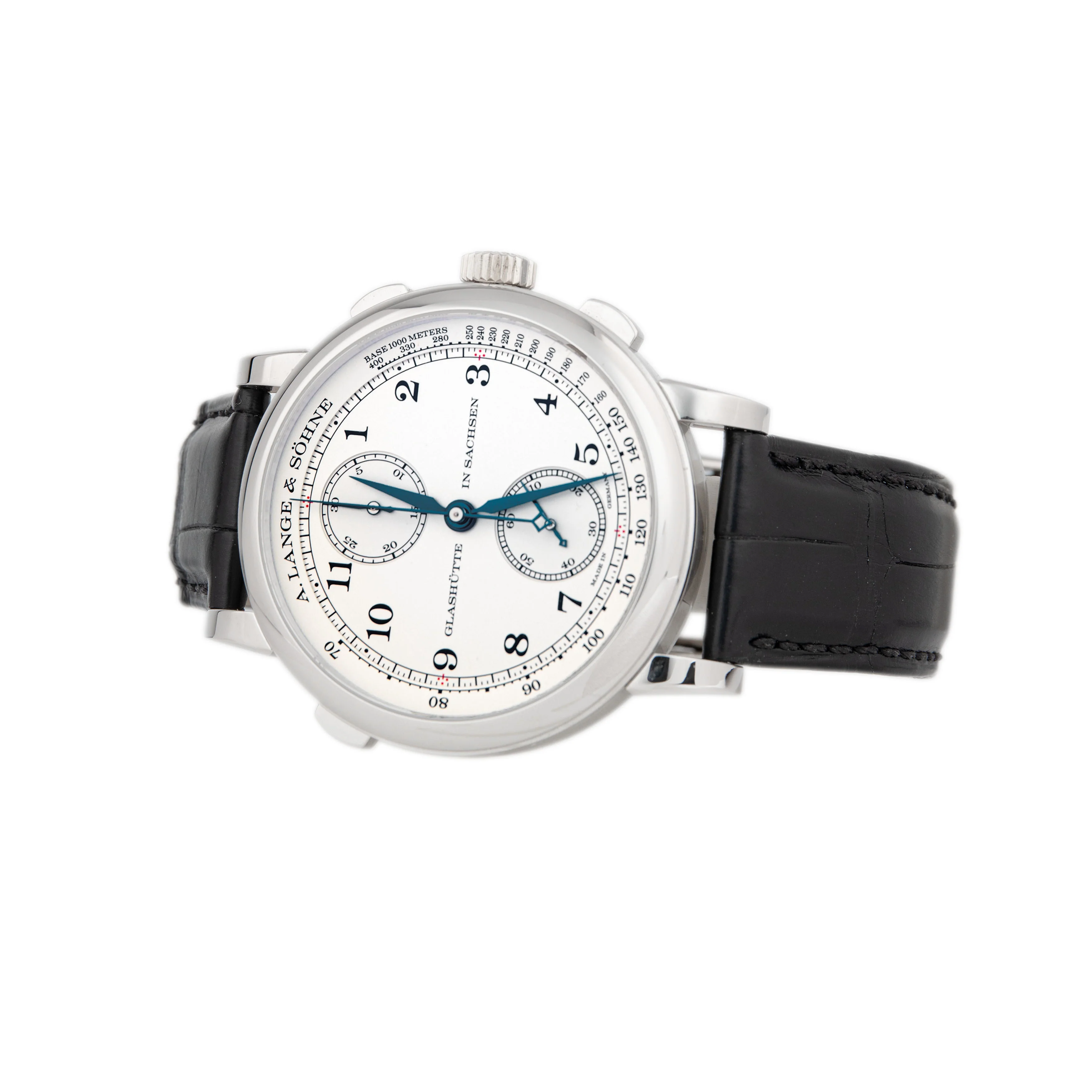 A. Lange & Sohne 1815 Rattrapante Platinum Silver Dial 41.2mm 425.025 Full Set - Image 3