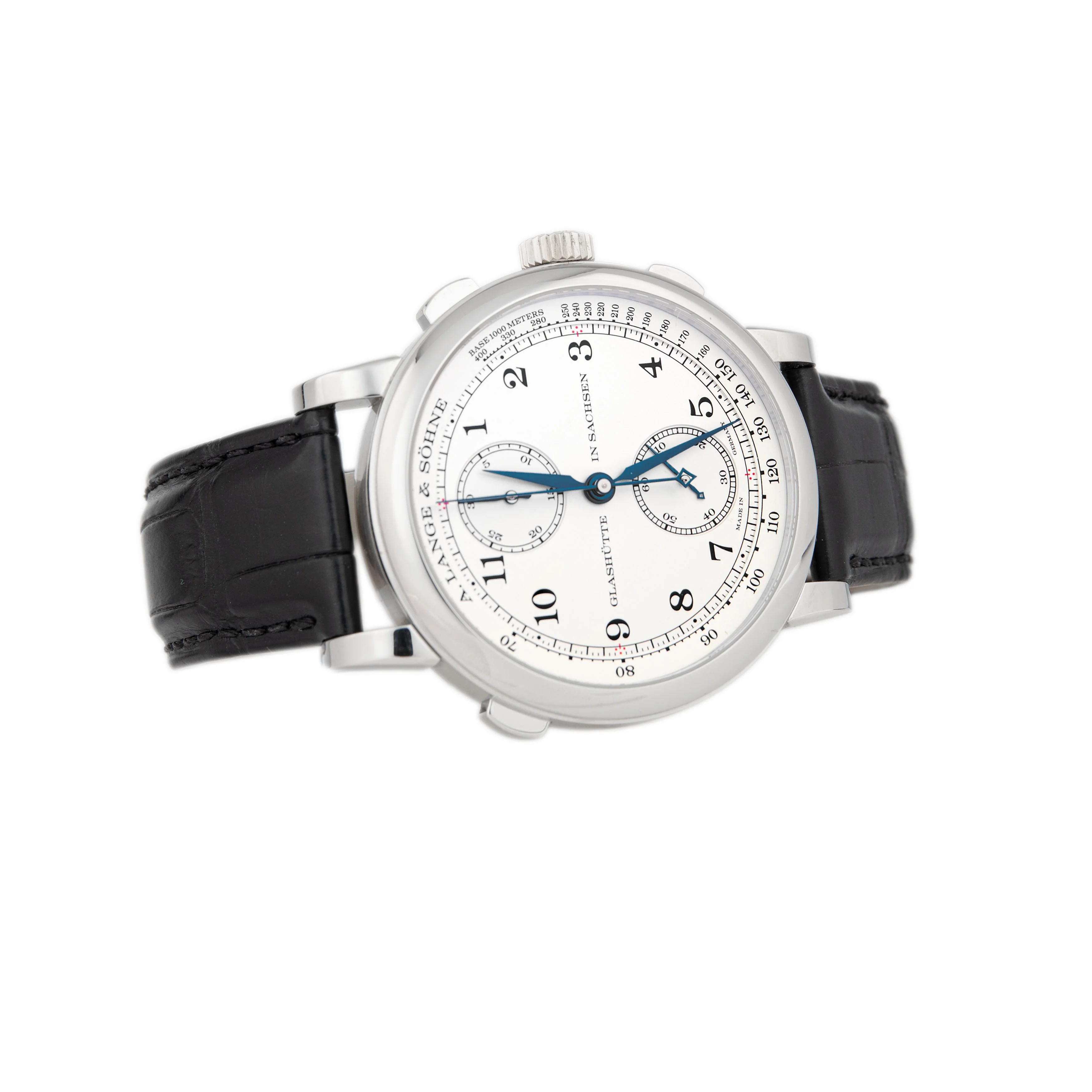 A. Lange & Sohne 1815 Rattrapante Platinum Silver Dial 41.2mm 425.025 Full Set - Image 4