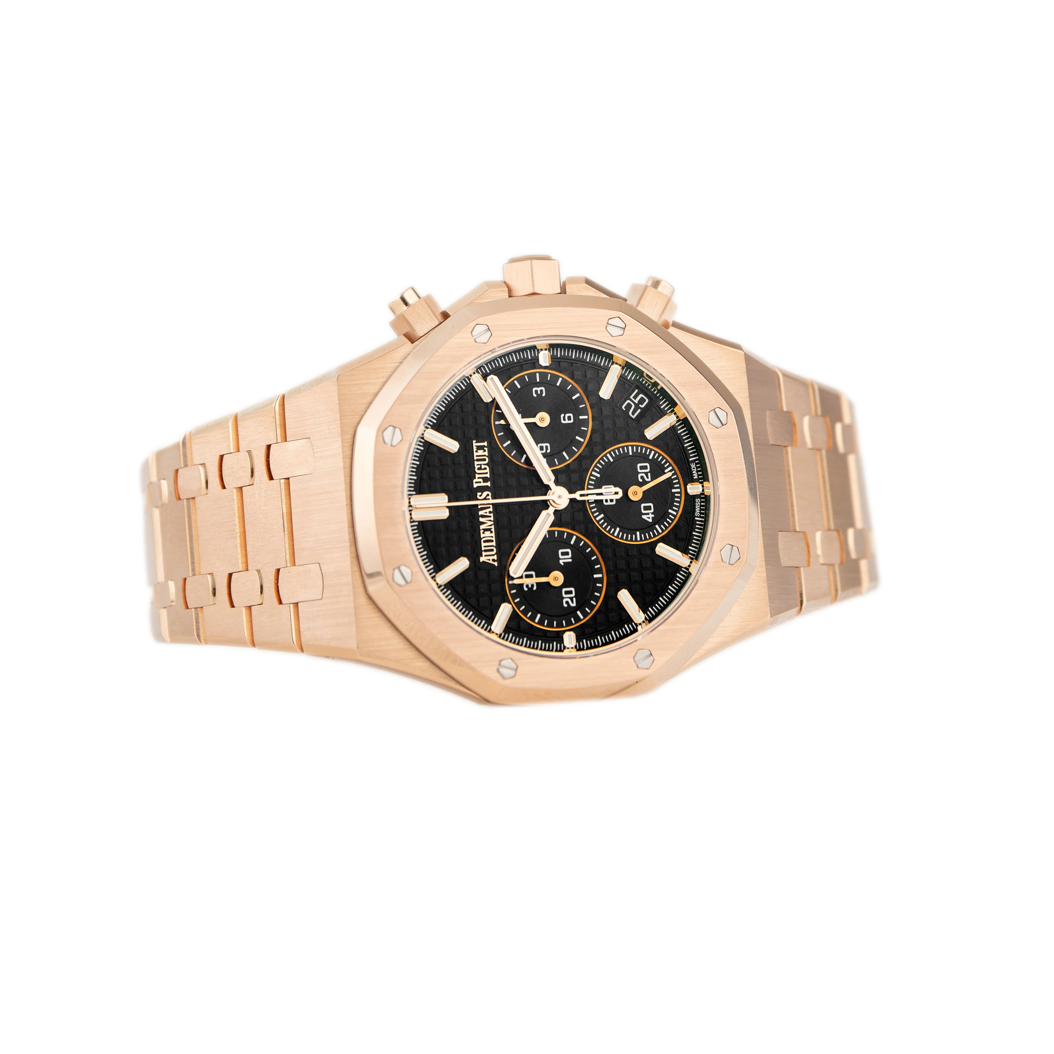 Audemars Piguet Royal Oak Chronograph 50th Anniversary Rose Gold Black Dial 41mm 26240OR.OO.1320OR.02 Full Set - Image 4