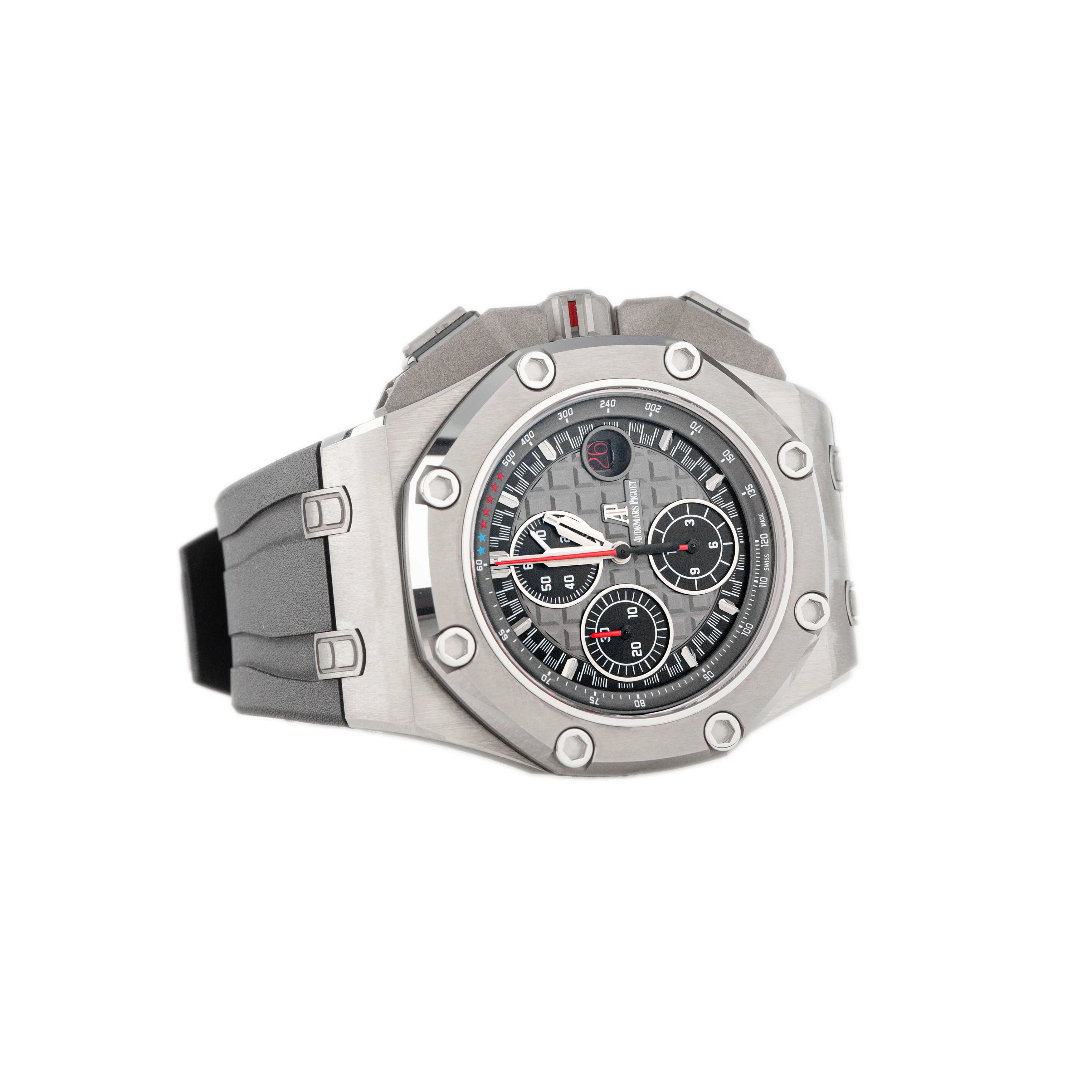 Audemars Piguet Royal Oak Offshore Chronograph Michael Schumacher Black Dial Titanium Rubber Strap 44mm 26568IM.OO.A004CA.01 - Image 4