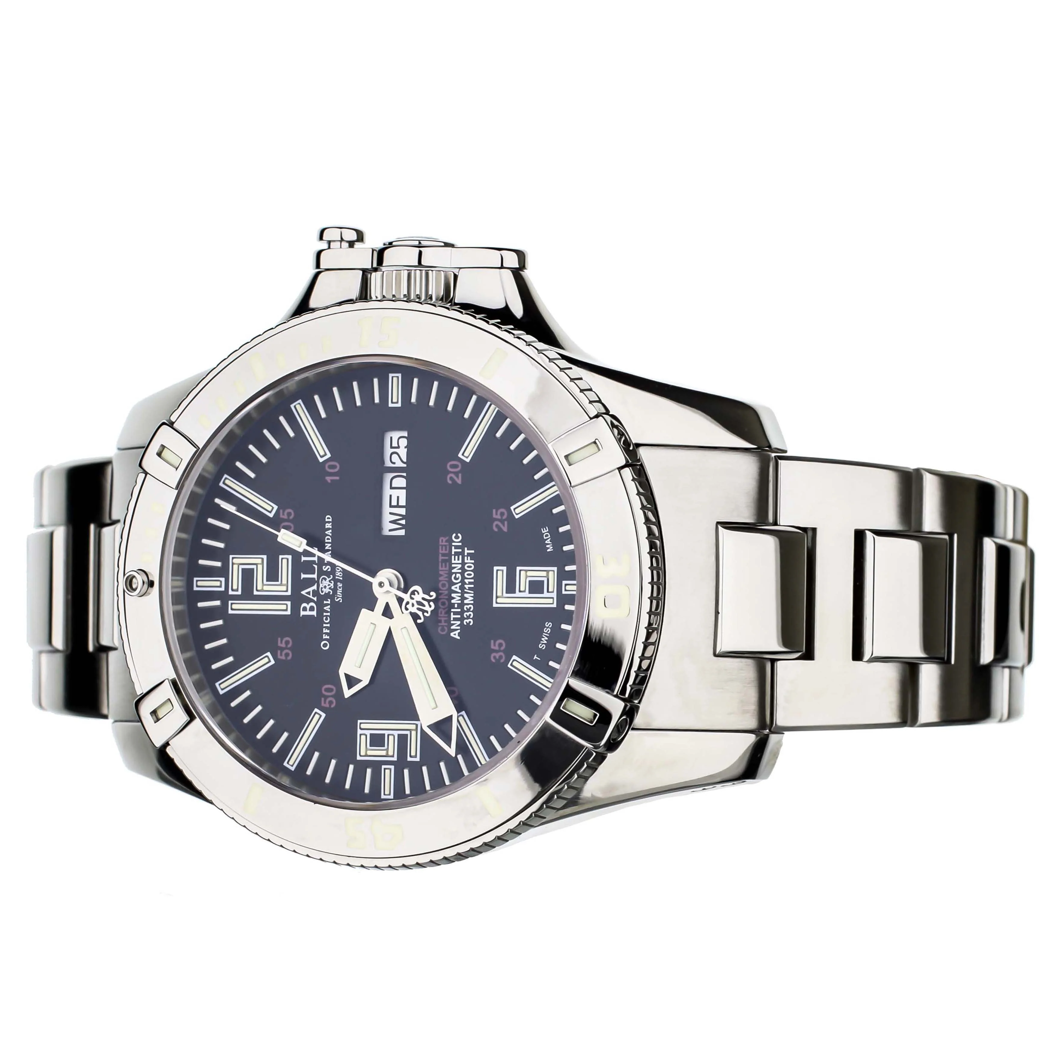Ball Hydrocarbon Spacemaster Black Dial Stainless Steel 42mm DM2036A - Image 3