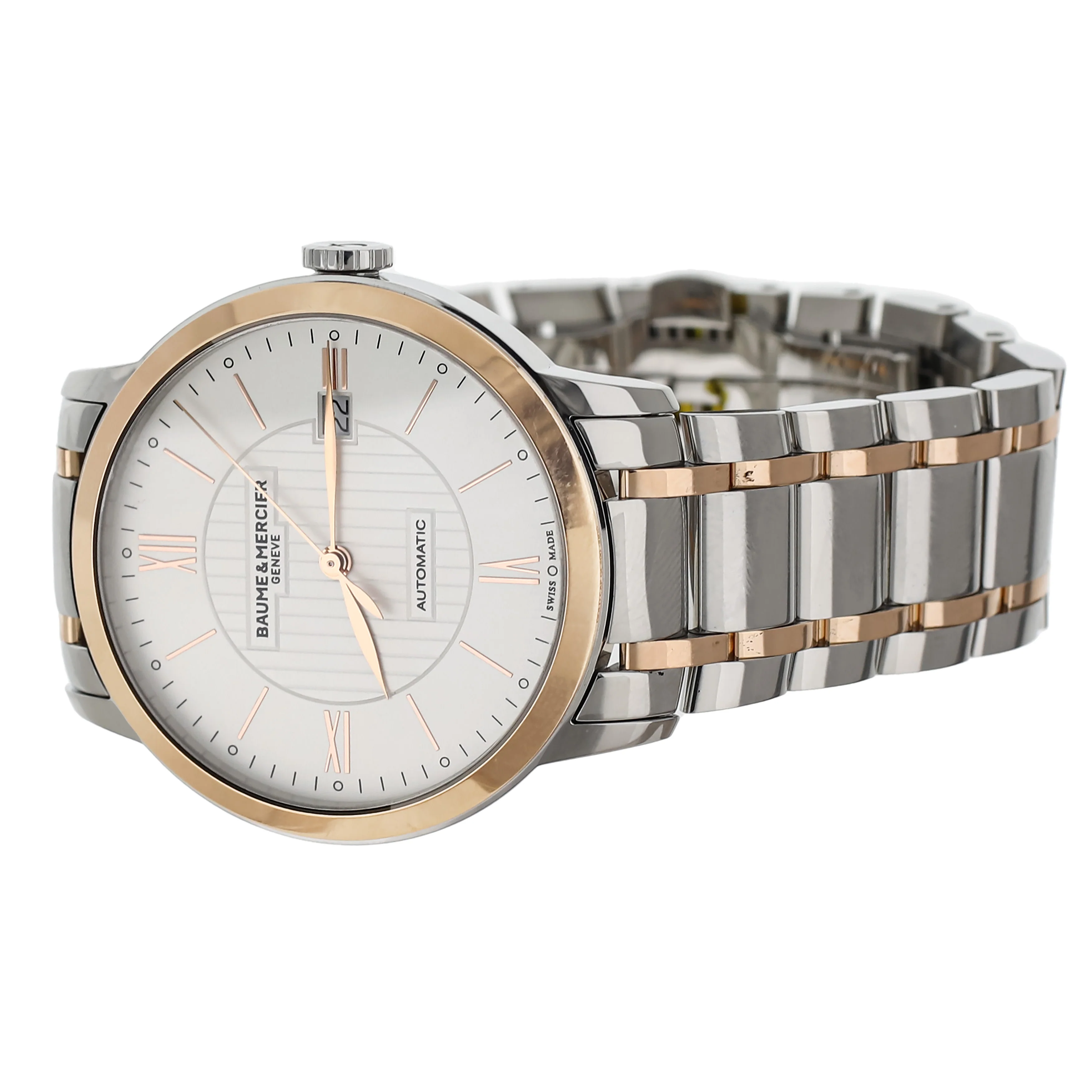 Baume & Mercier Classima Steel & Gold  40MM Ref: MOA10217 Full Set - Image 3
