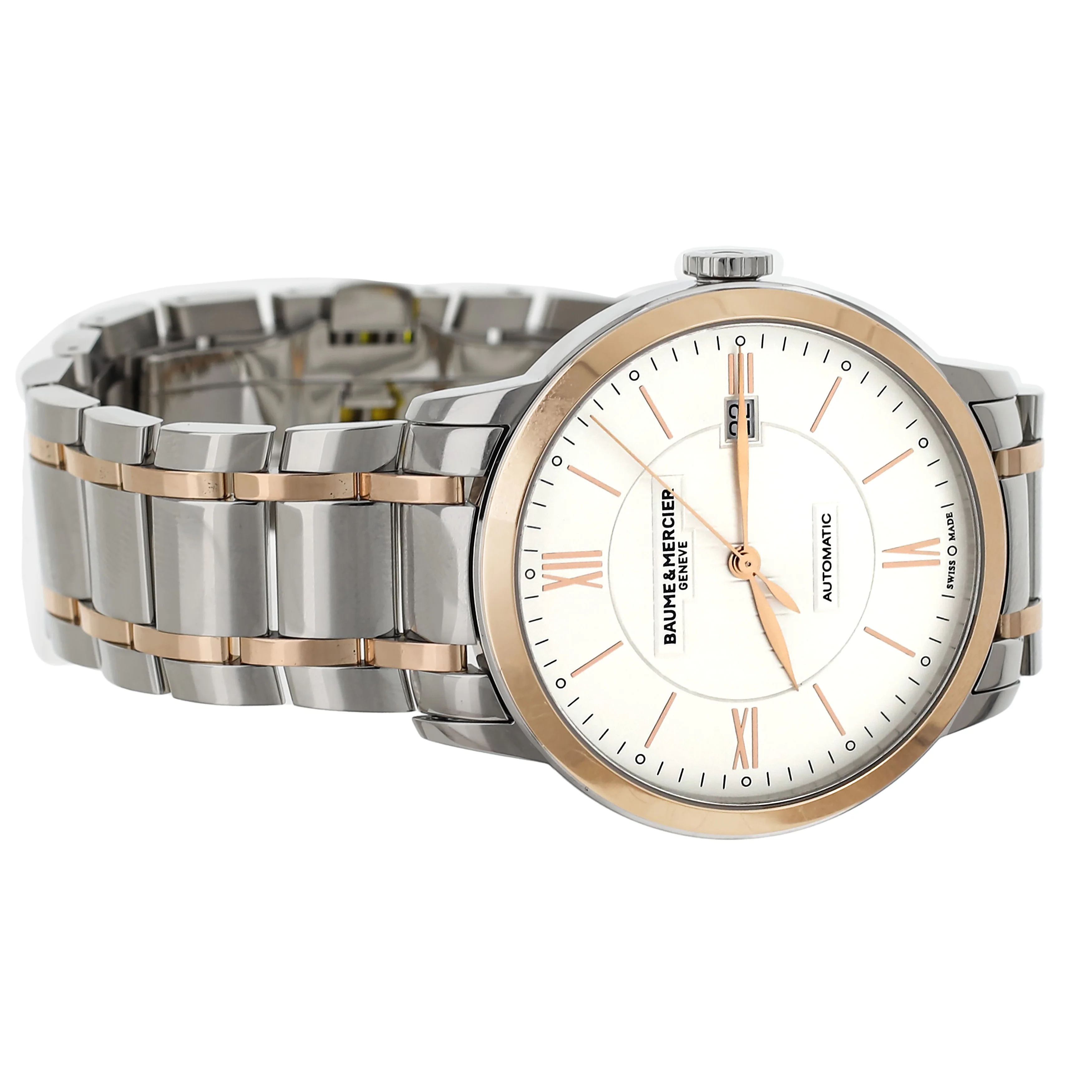 Baume & Mercier Classima Steel & Gold  40MM Ref: MOA10217 Full Set - Image 4
