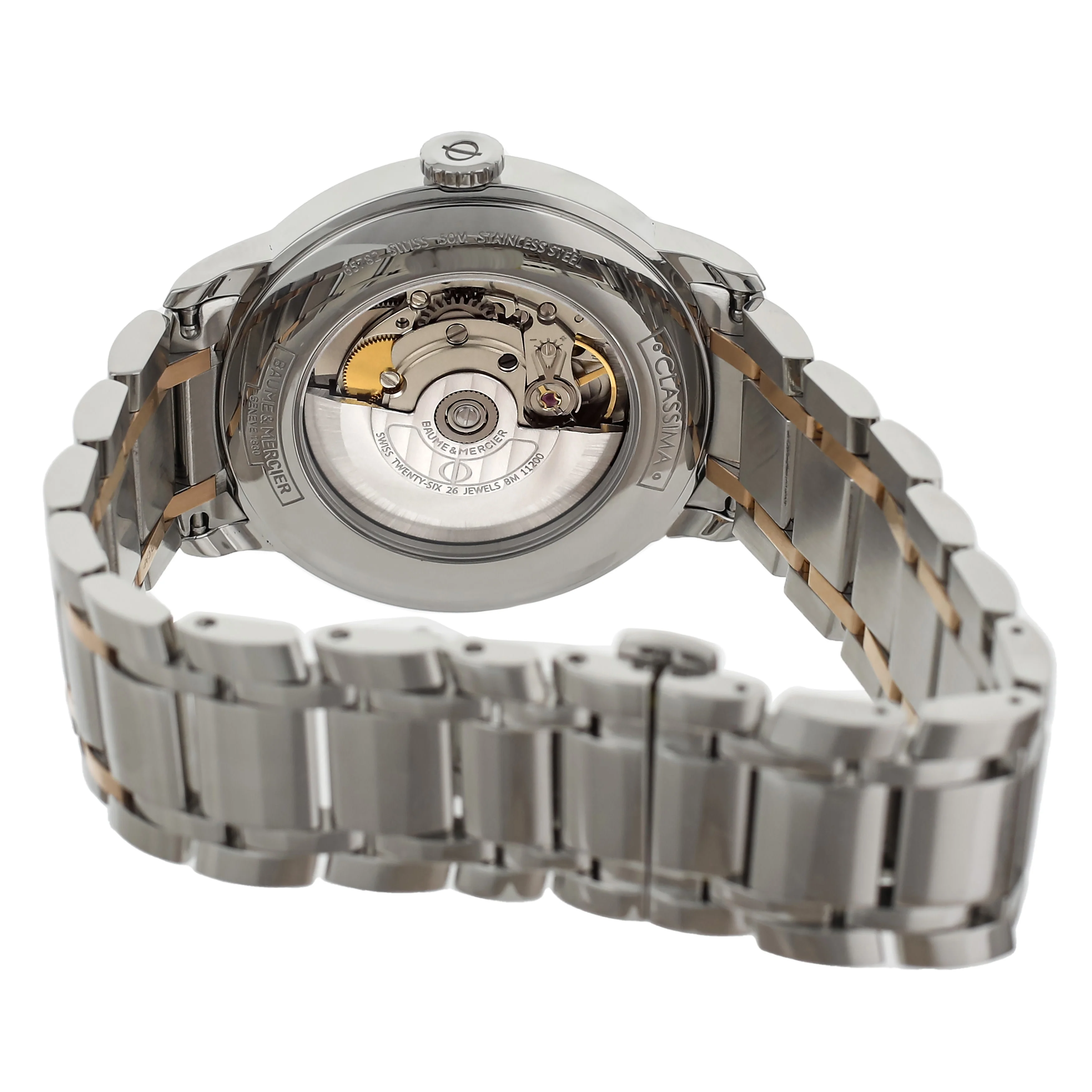 Baume & Mercier Classima Steel & Gold  40MM Ref: MOA10217 Full Set - Image 5