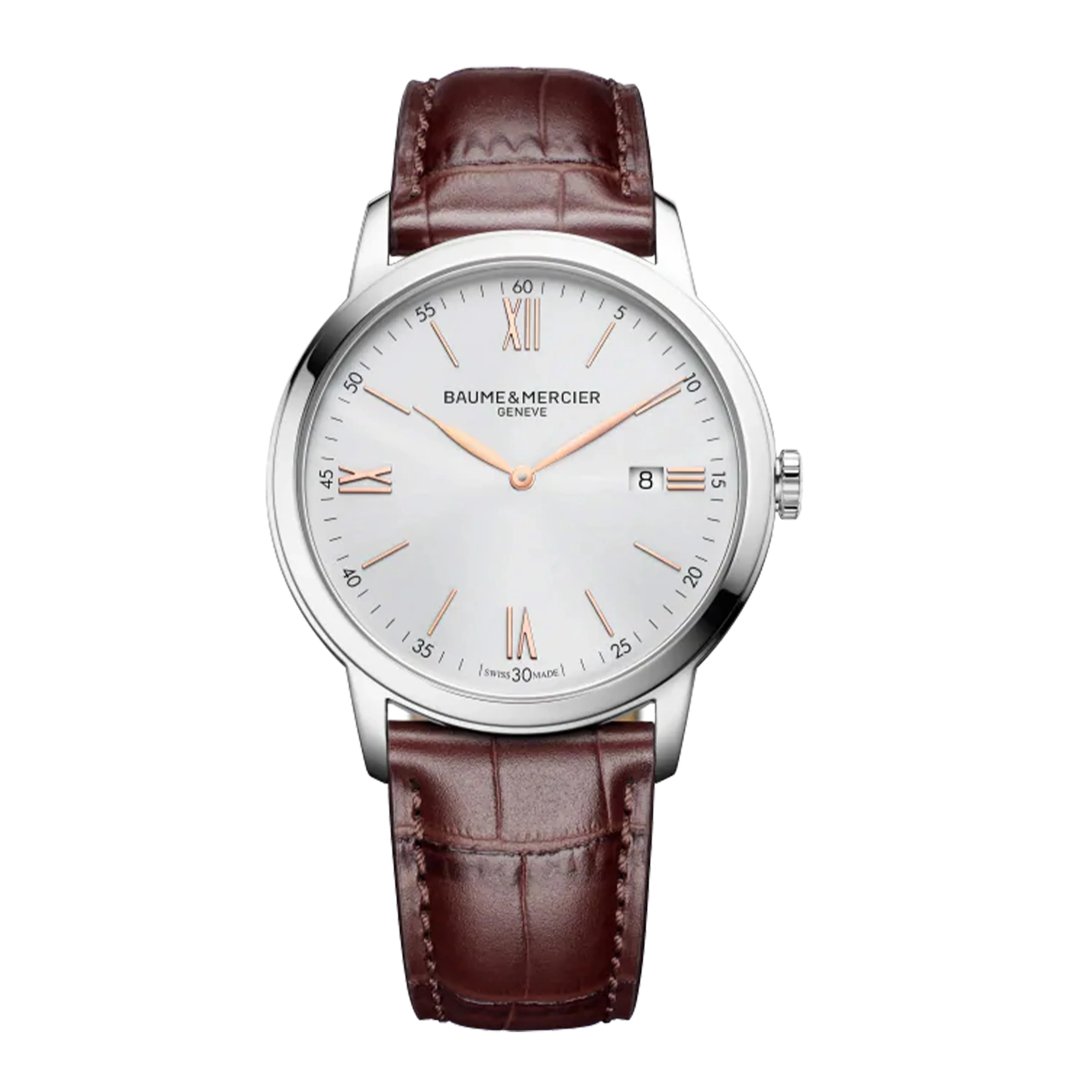 BAUME & MERCIER Classima Watch, 42MM SILVER DIAL, 10415