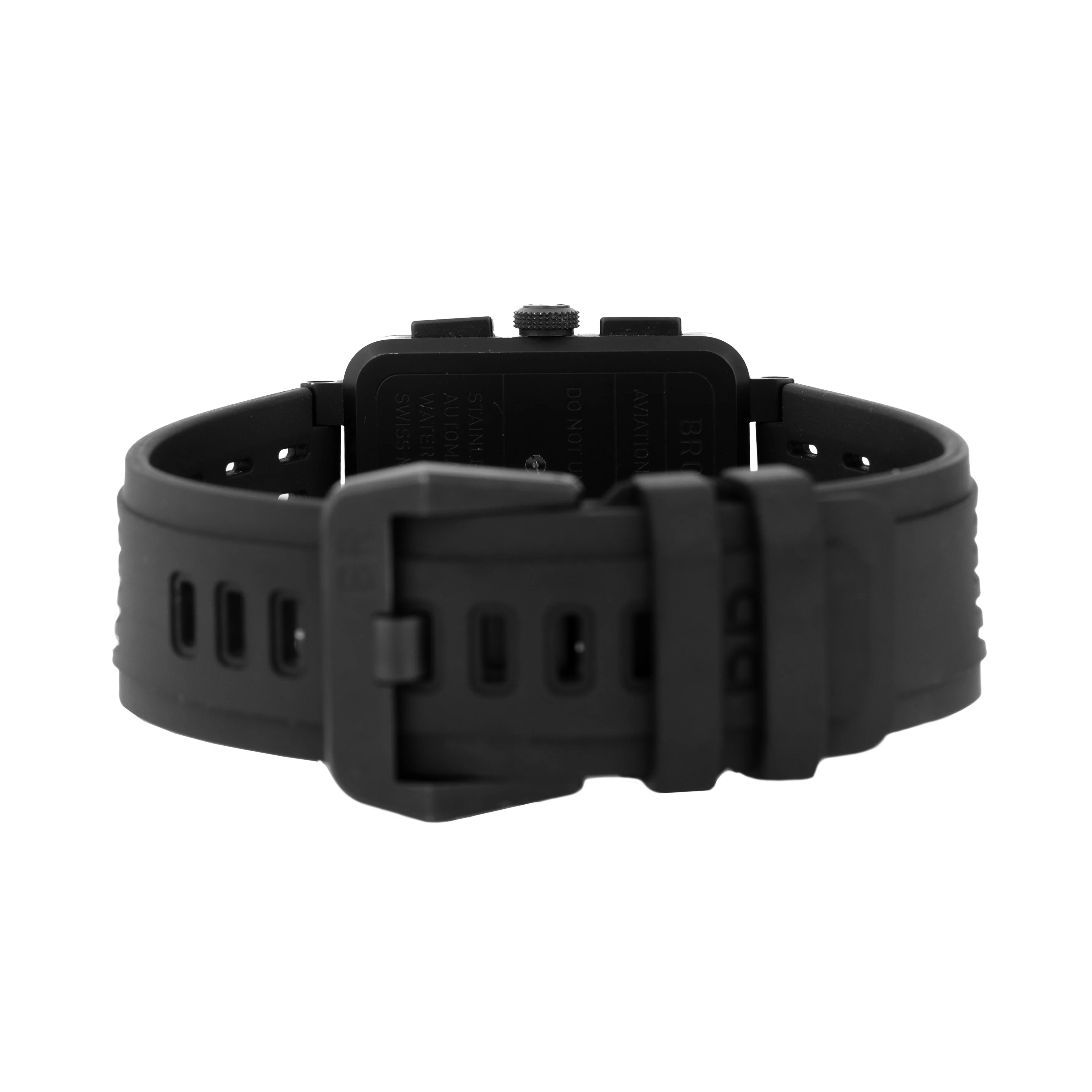 Bell & Ross BR03 Chronograph Stainless Steel Black Dial 42mm BR03-94-S Full Set - Image 5
