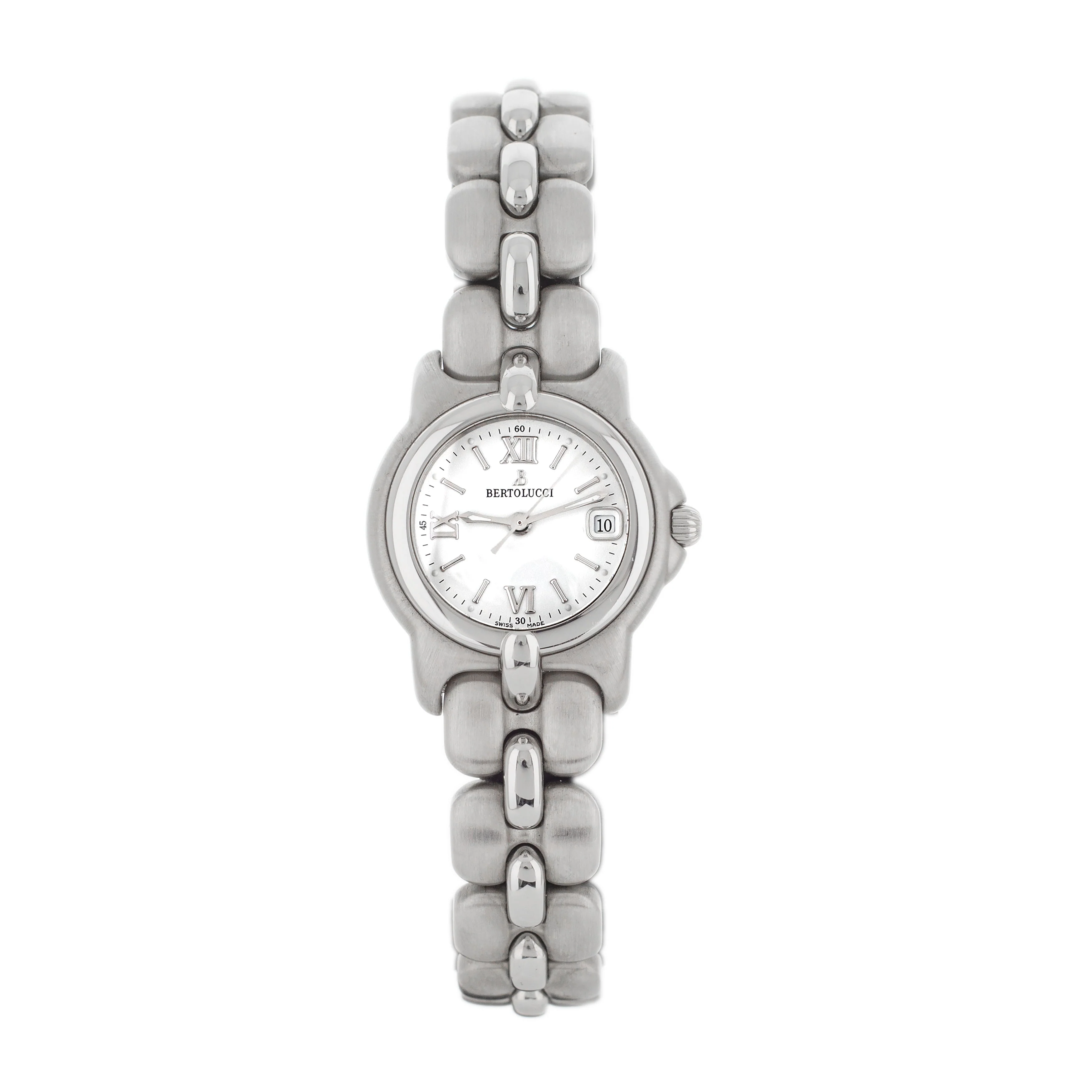 Bertolucci Pulchra Date Stainless Steel White Dial 24mm 083.41.A