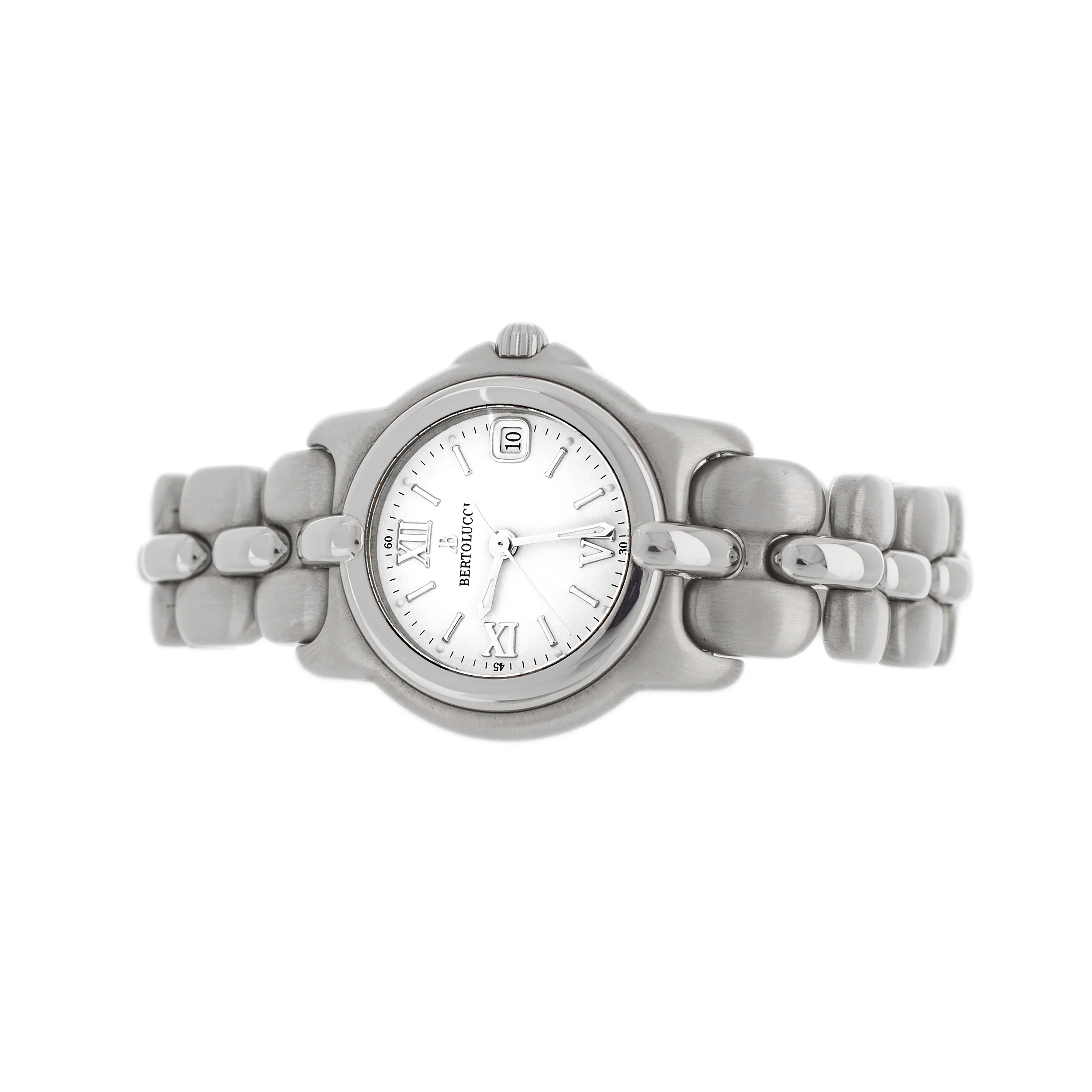 Bertolucci Pulchra Date Stainless Steel White Dial 24mm 083.41.A - Image 3