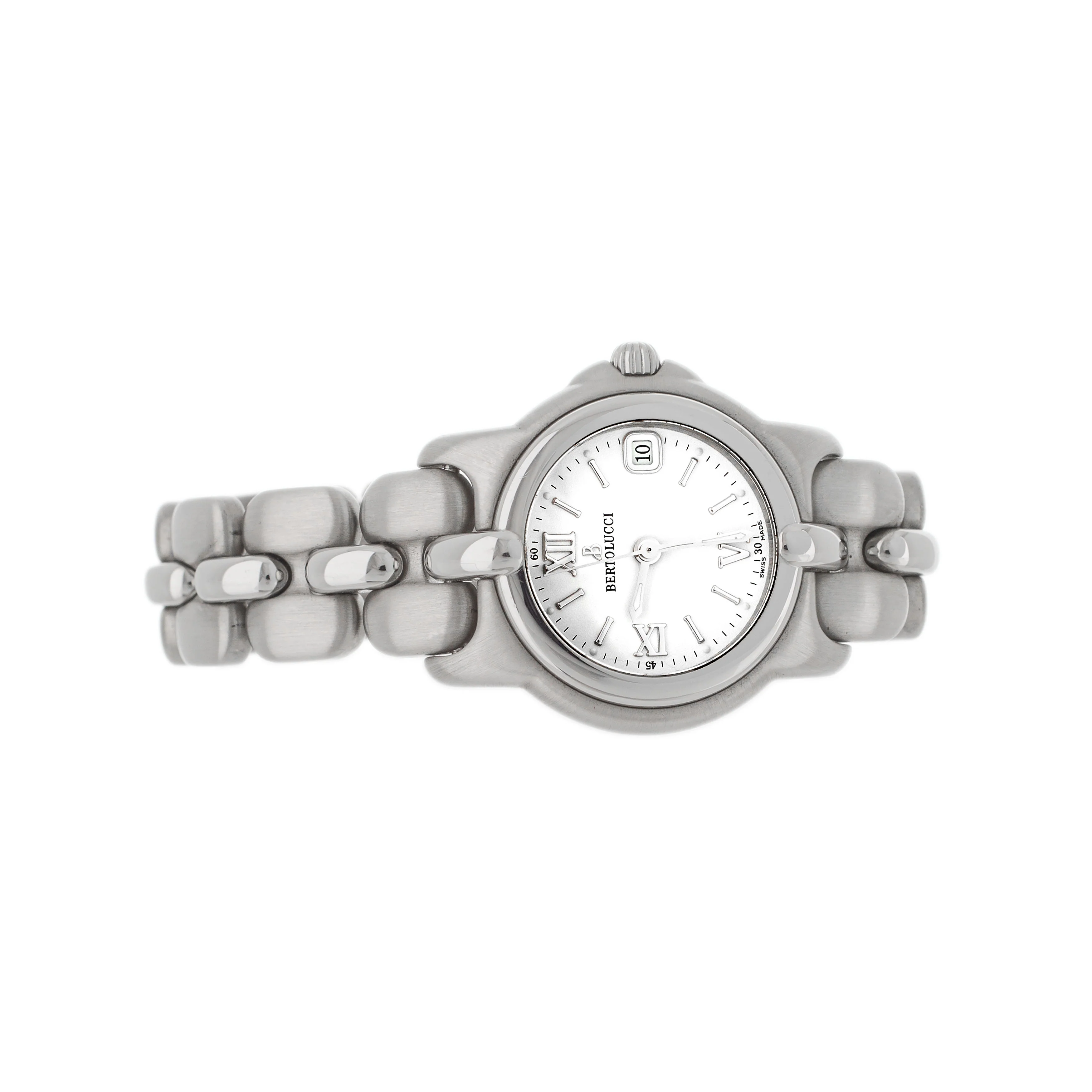 Bertolucci Pulchra Date Stainless Steel White Dial 24mm 083.41.A - Image 4