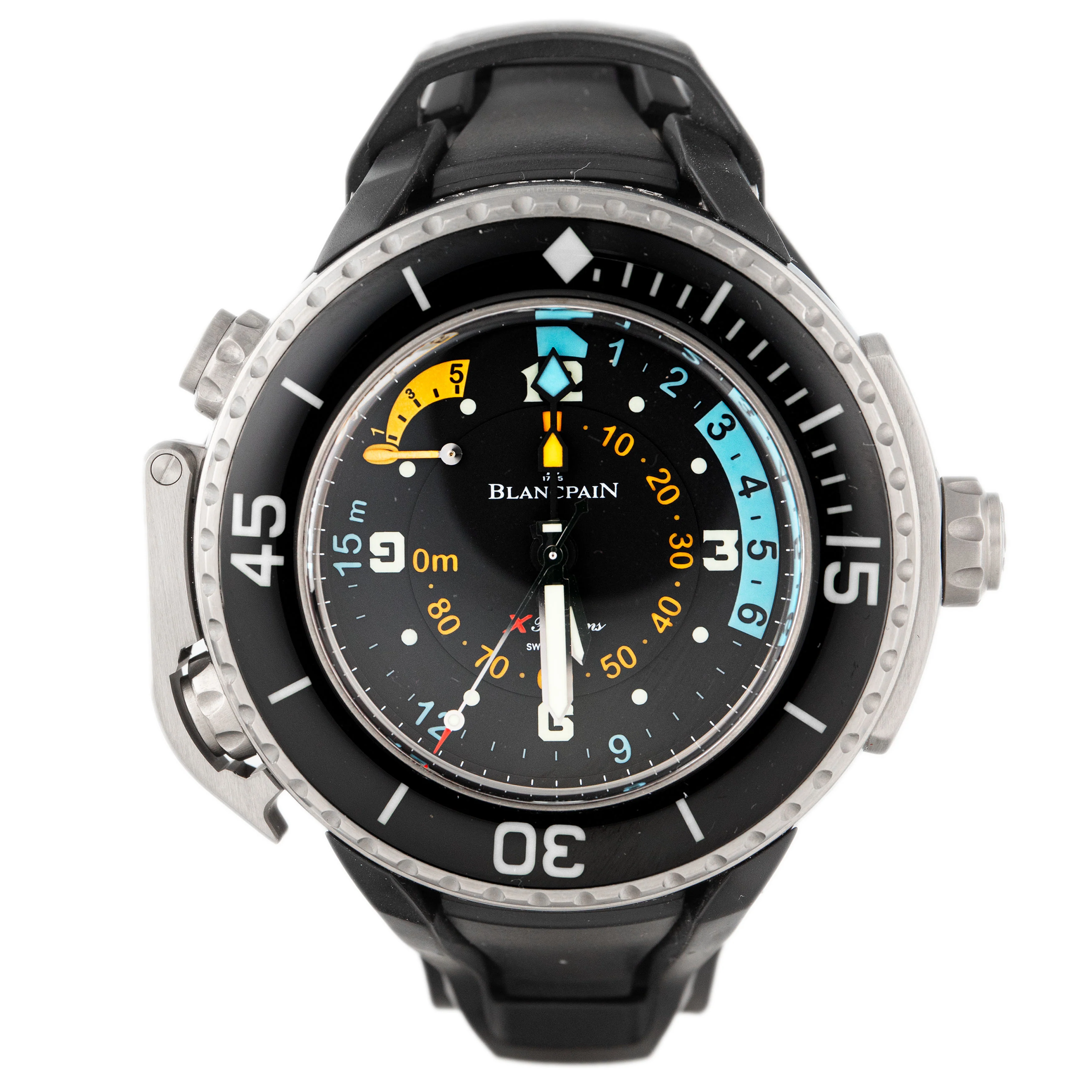 Blancpain Fifty Fathoms X Fathoms Titanium Black Dial 55.6mm 5018 1230 64A