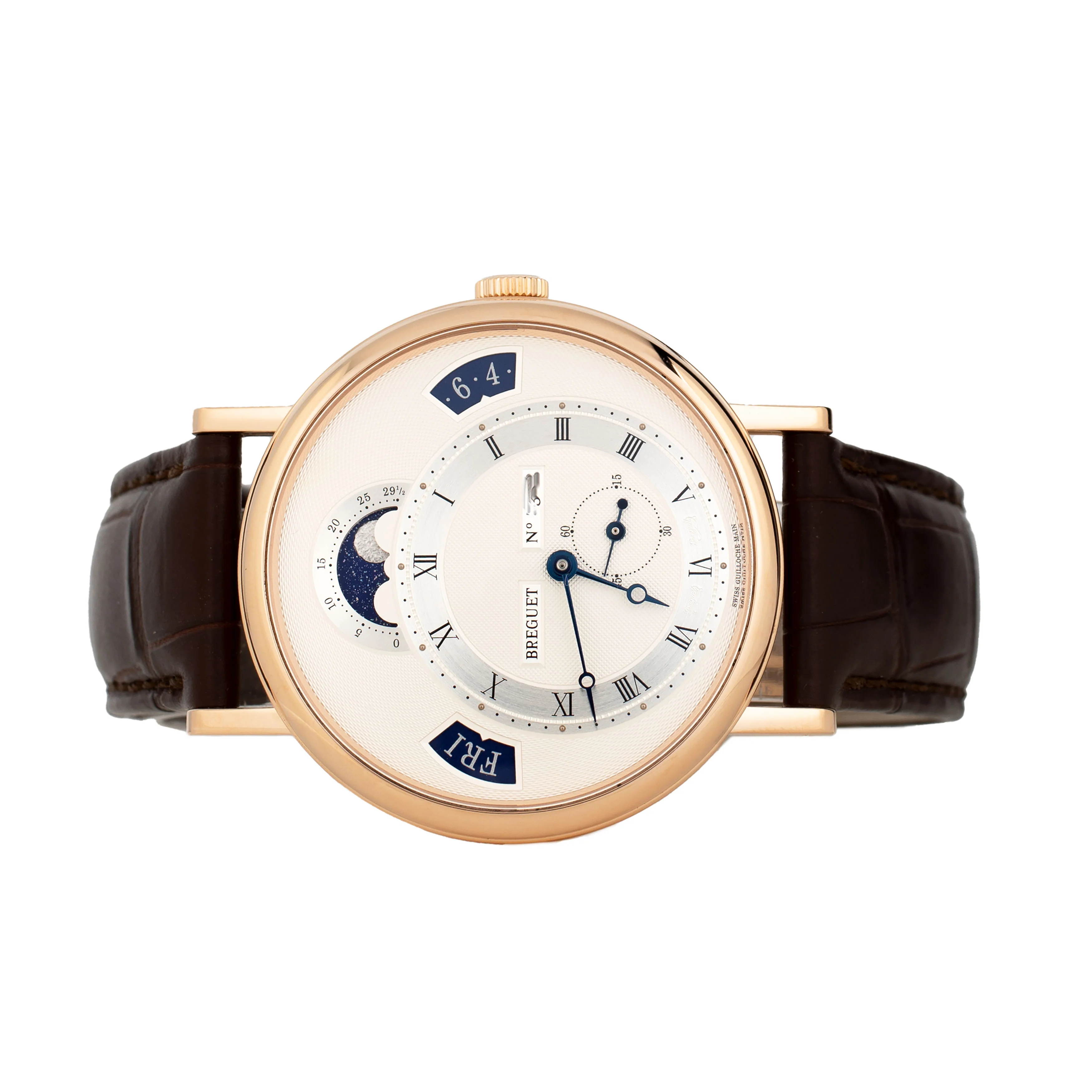 Breguet Classique Calendrier Rose Gold Silver Dial 39mm 7337BR129VU Full Set - Image 2