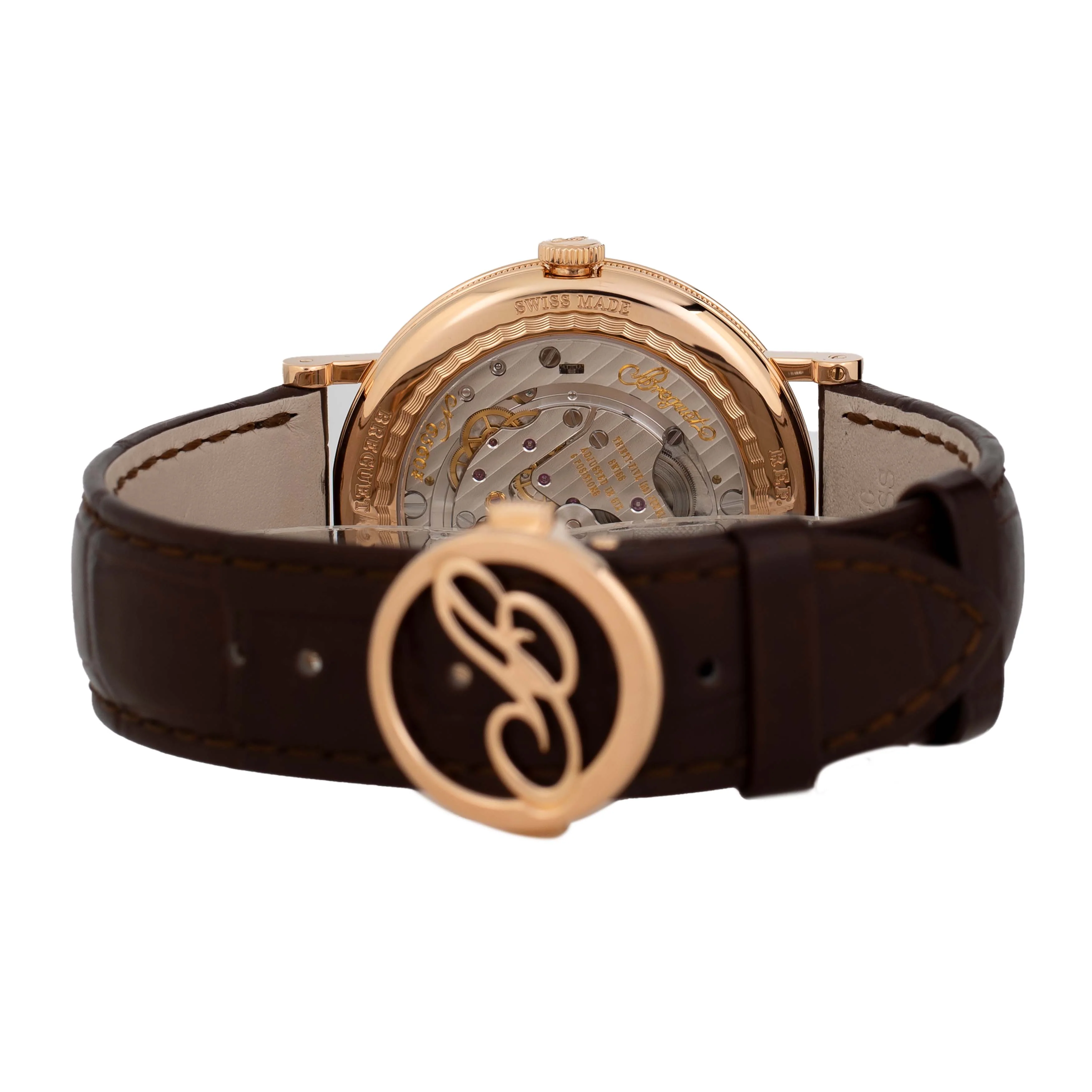 Breguet Classique Calendrier Rose Gold Silver Dial 39mm 7337BR129VU Full Set - Image 5