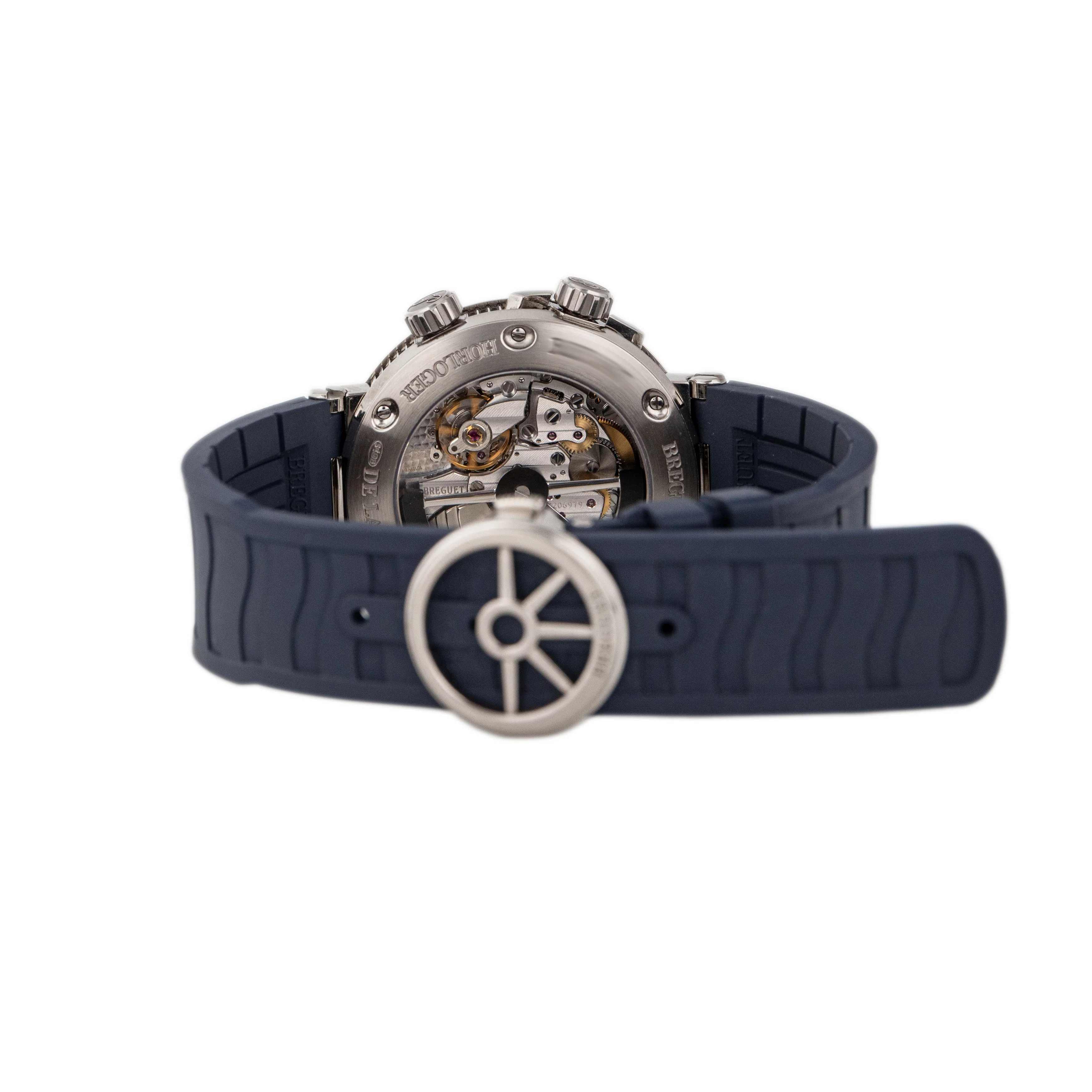 Breguet Marine Alarme Musicale White Gold Blue Dial 40mm 5547 - Image 5