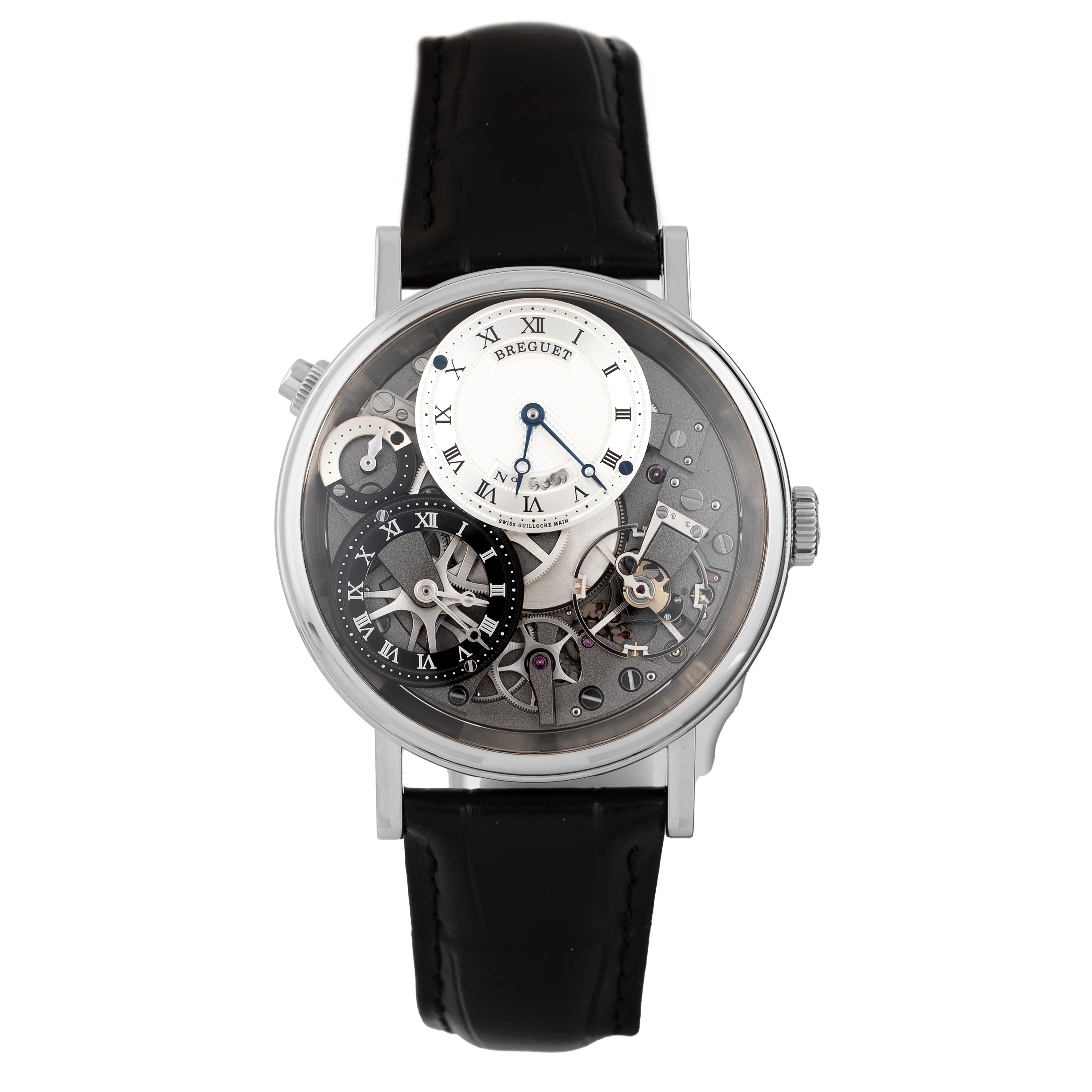 Breguet Tradition GMT 7067 White Gold Skeleton Dial 40mm 7067BB/G1/9W6 Full Set