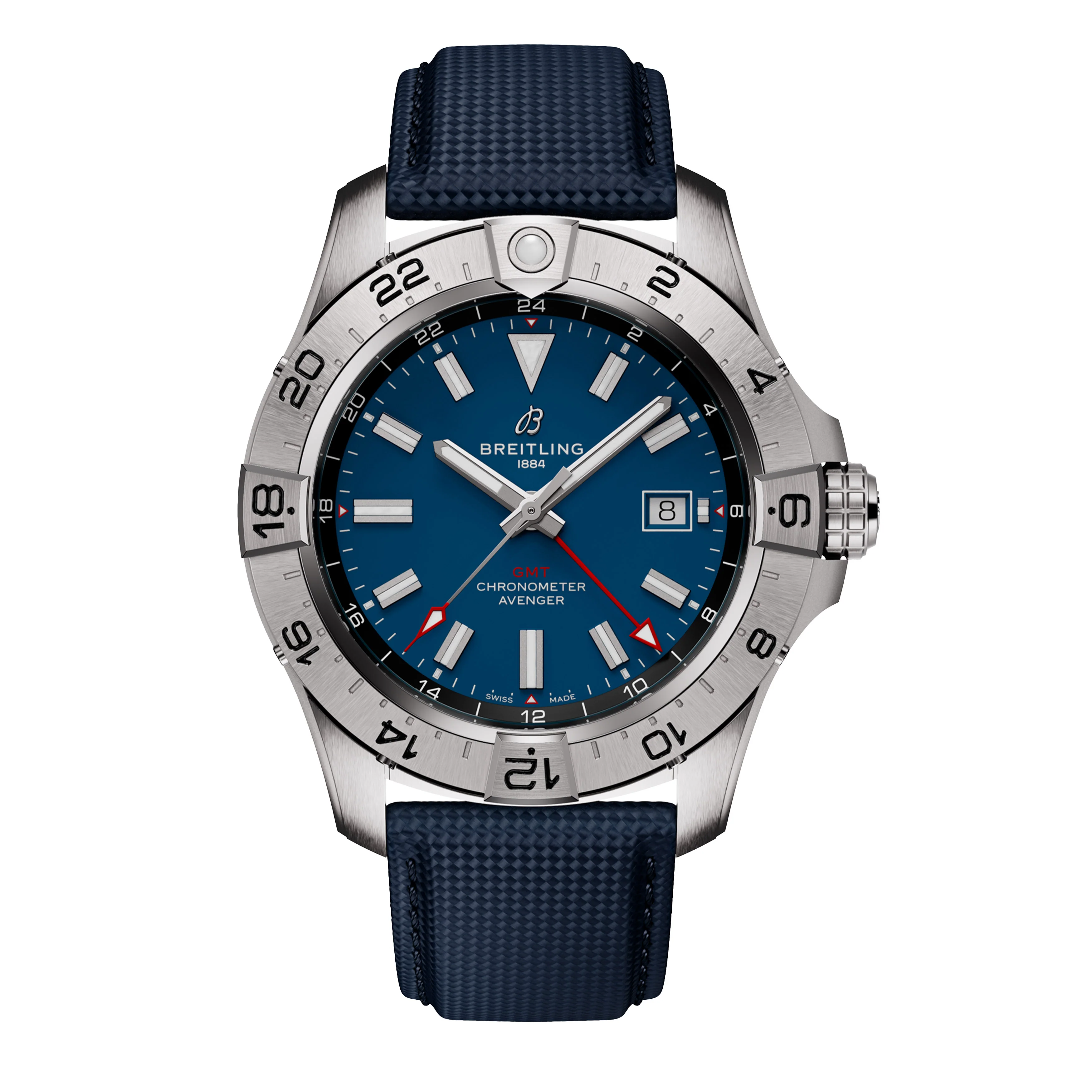 Breitling  Avenger Automatic GMT 44 Watch, 44mm Blue Dial, A32320101C1X1