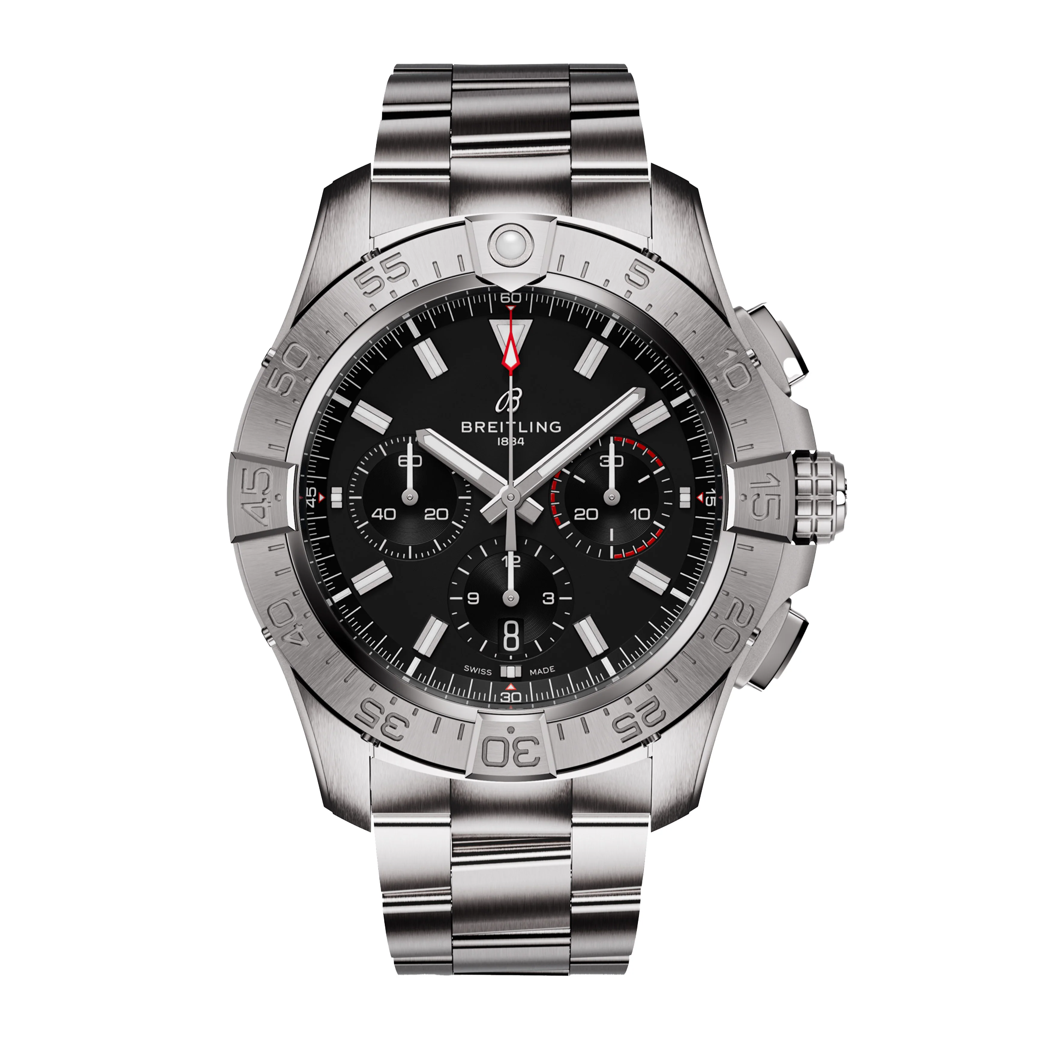 Breitling  Avenger B01 Chronograph 44 Watch, 44mm black Dial, AB0147101B1A1