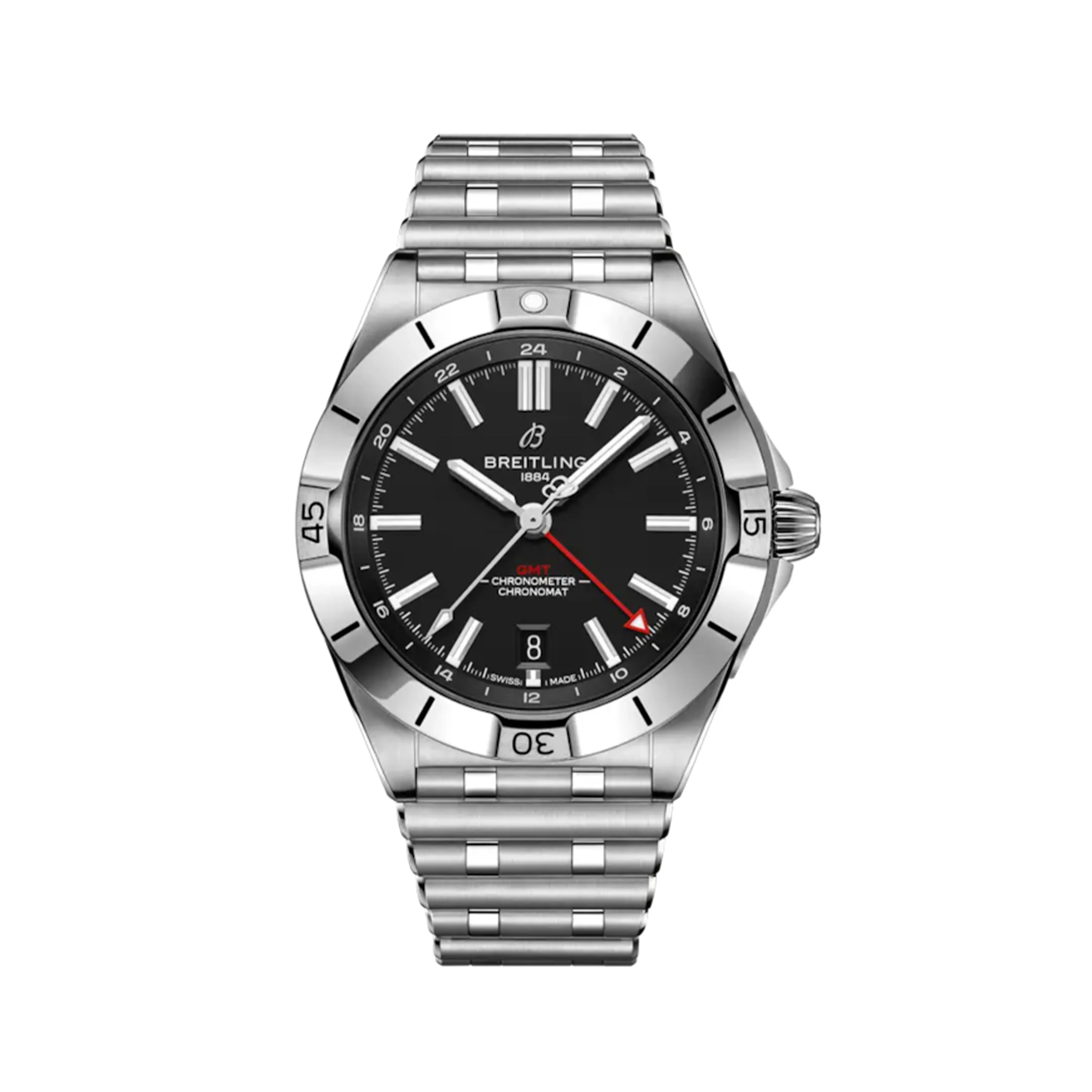 Breitling Chronomat Automatic Gmt Watch, 40mm Black Dial, A32398101B1A1