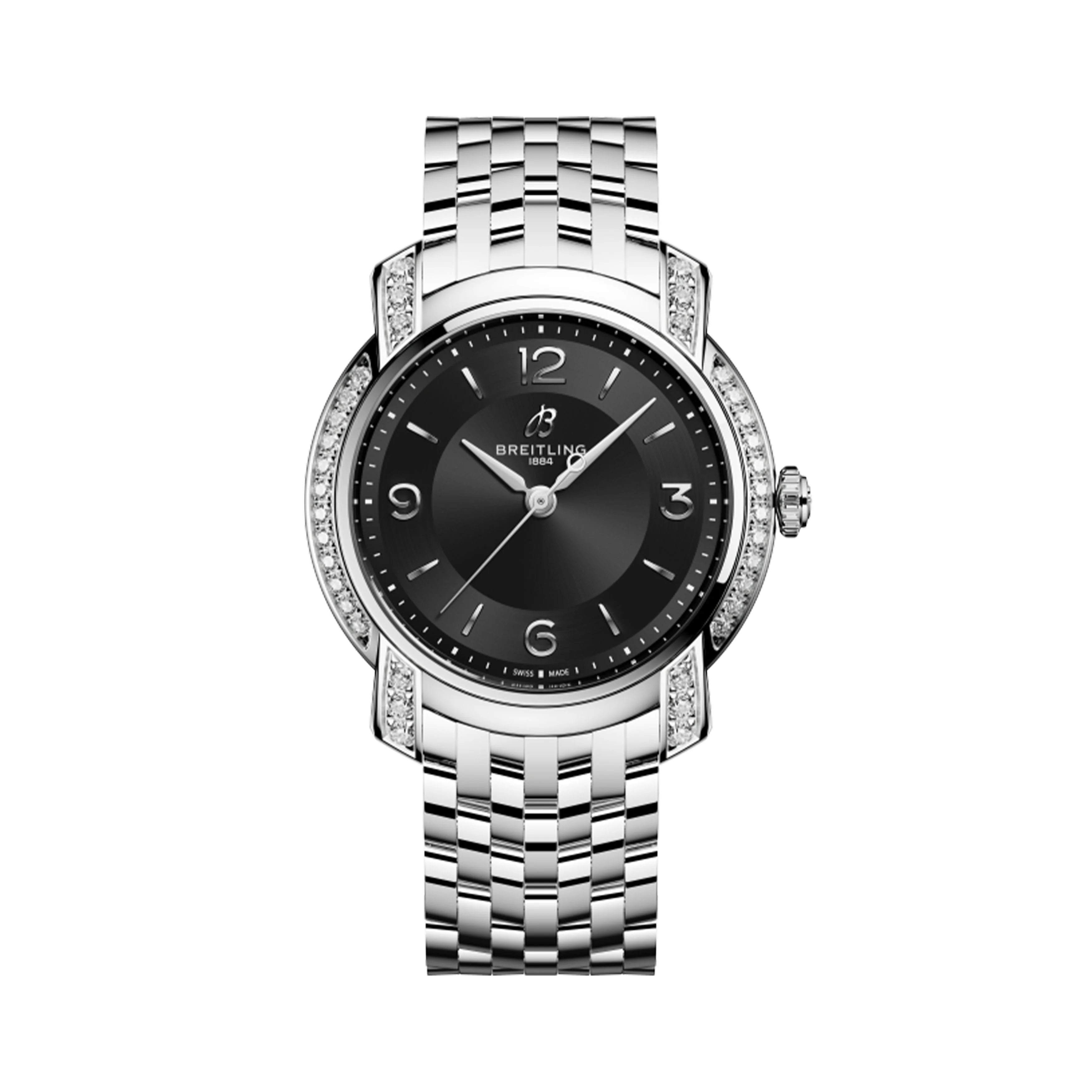 Breitling Lady Premier 32 Watch, 32mm black Dial, A77330671B1A1