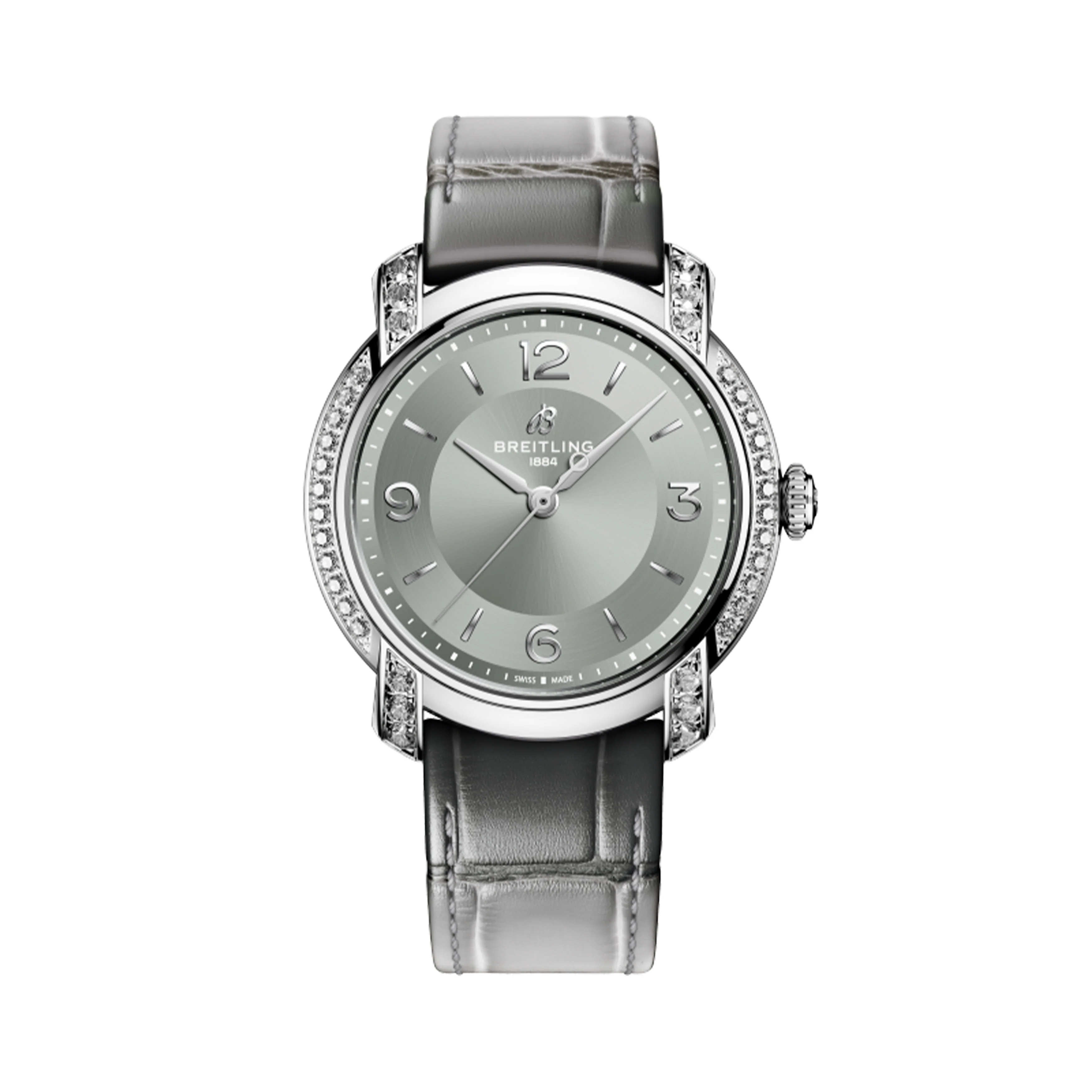 Breitling Lady Premier Automatic 36 Watch, 36mm gray Dial, A10310671M1P1