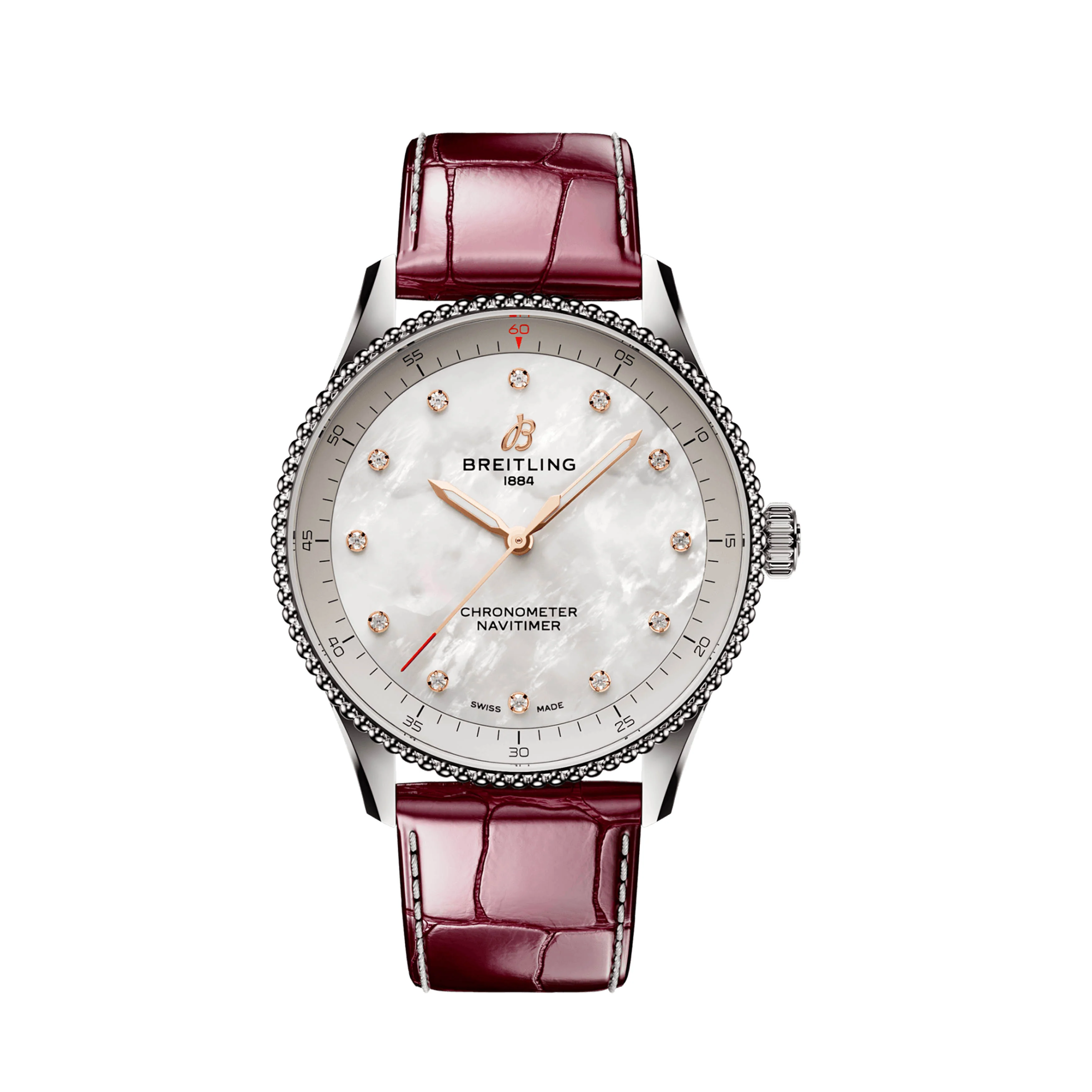 Breitling Navitimer 32 Watch, 32mm Mother of Pearl Dial, A77320E61A2P2