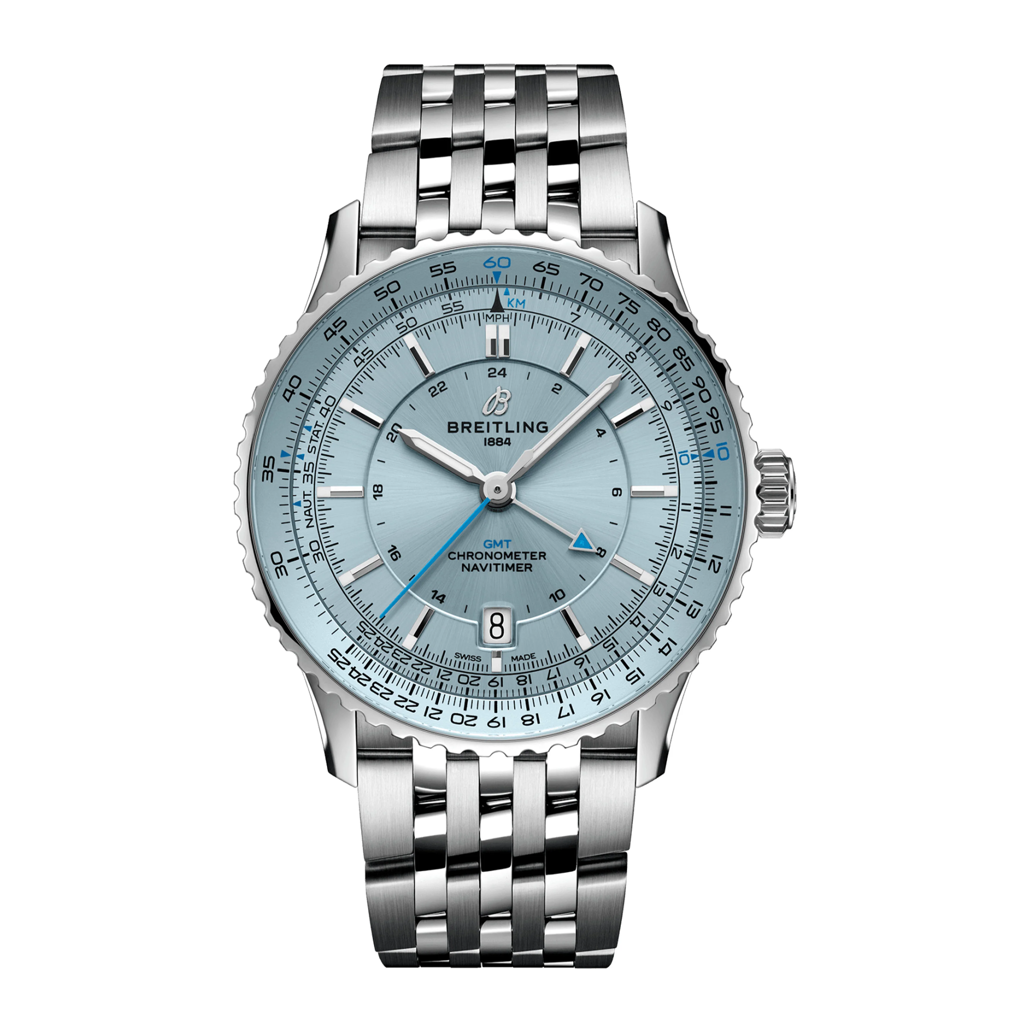 Breitling Navitimer Automatic GMT 41 Watch, 41mm Blue Dial, A32310171C1A1