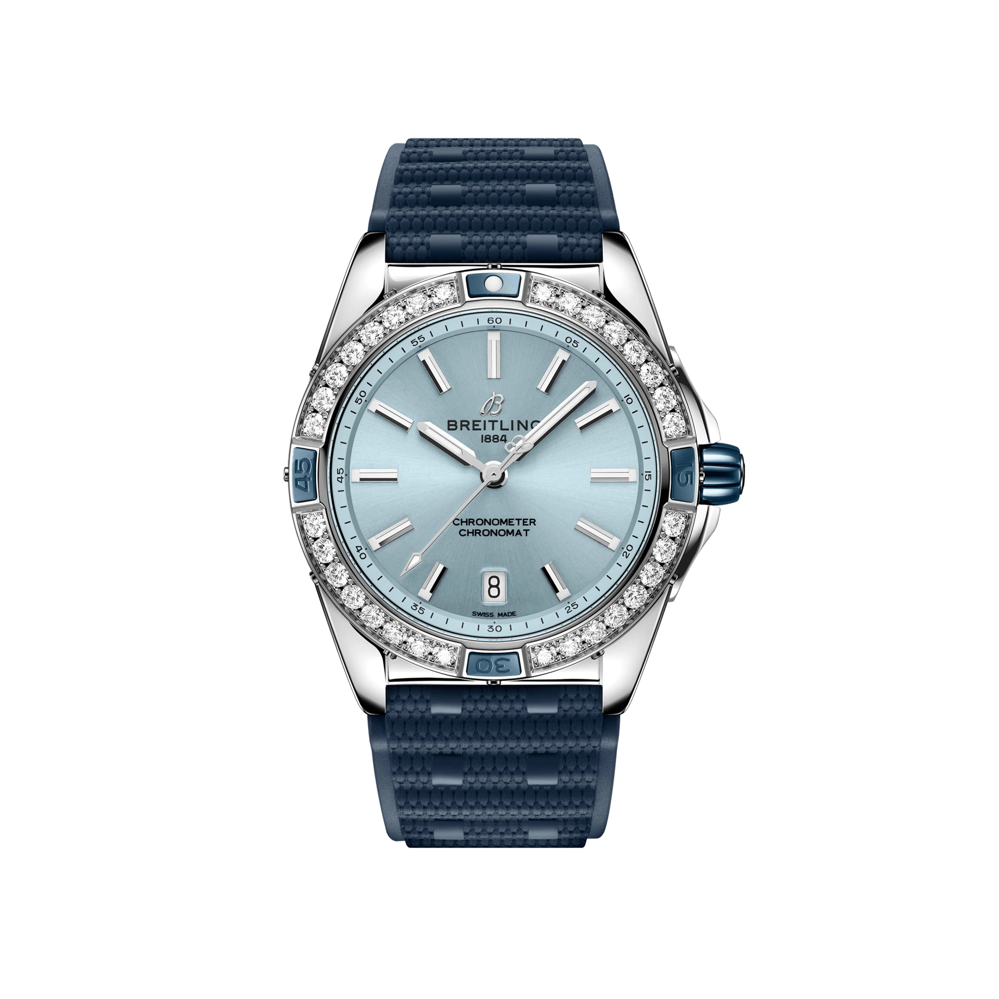 Breitling Super Chronomat Automatic Watch, 38mm Blue Dial, A17356531C1S1