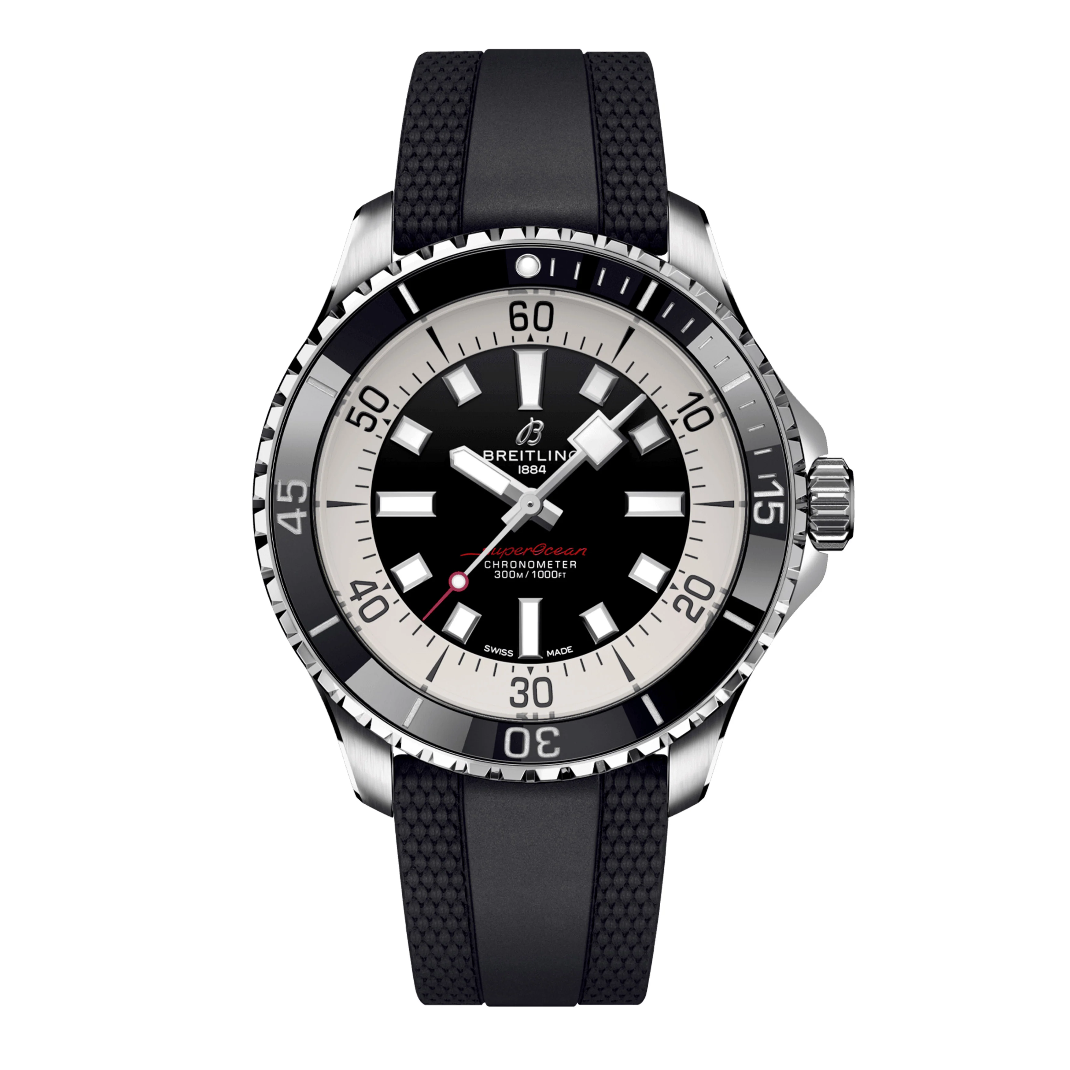 Breitling Superocean Automatic Watch, 44mm Black Dial, A17376211B1S1