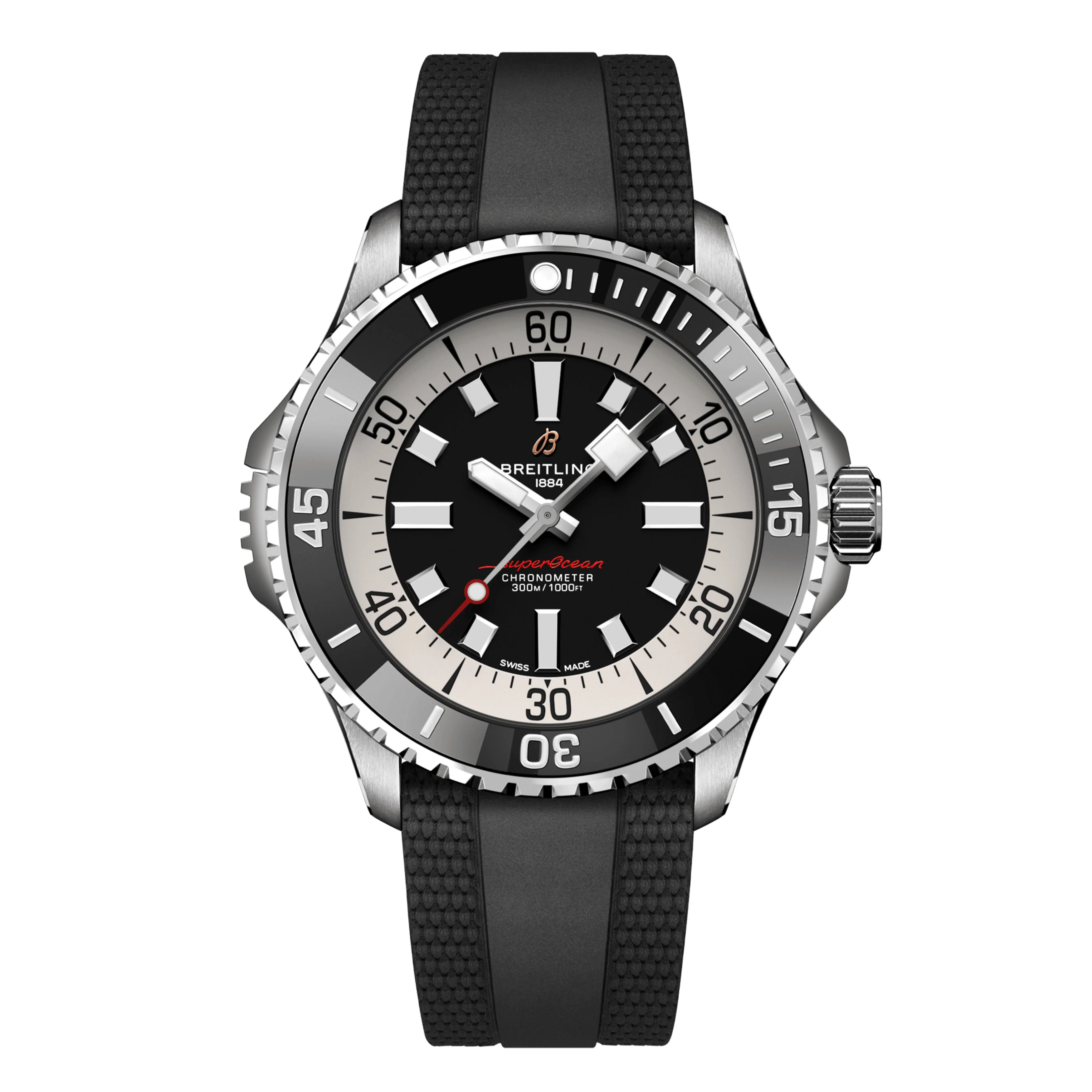 Breitling Superocean Automatic Watch, 46mm Black Dial, A17378211B1S1