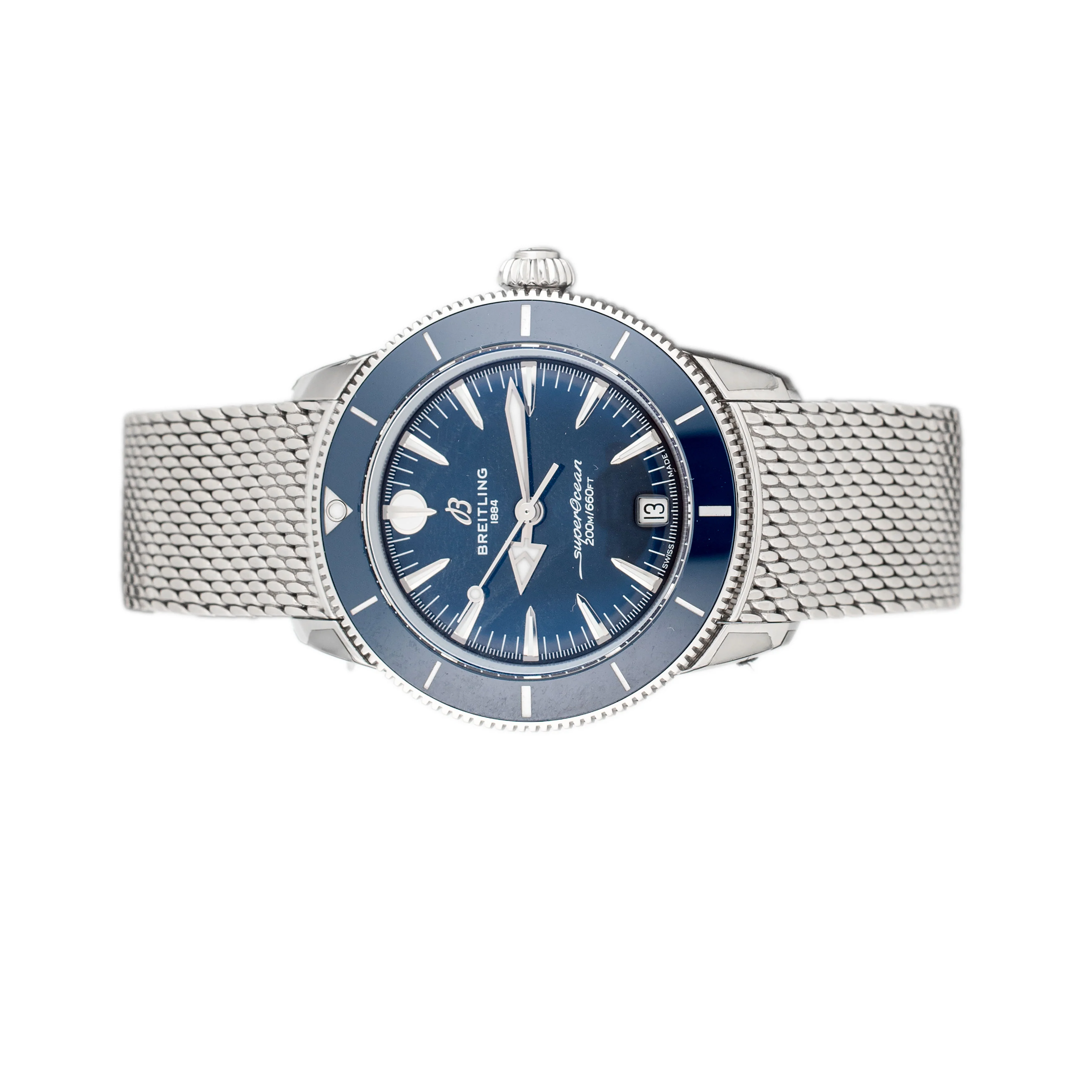 Breitling Superocean Heritage Automatic 36 Stainless Steel Blue Dial 36mm A10390161C1A1 Full Set - Image 2