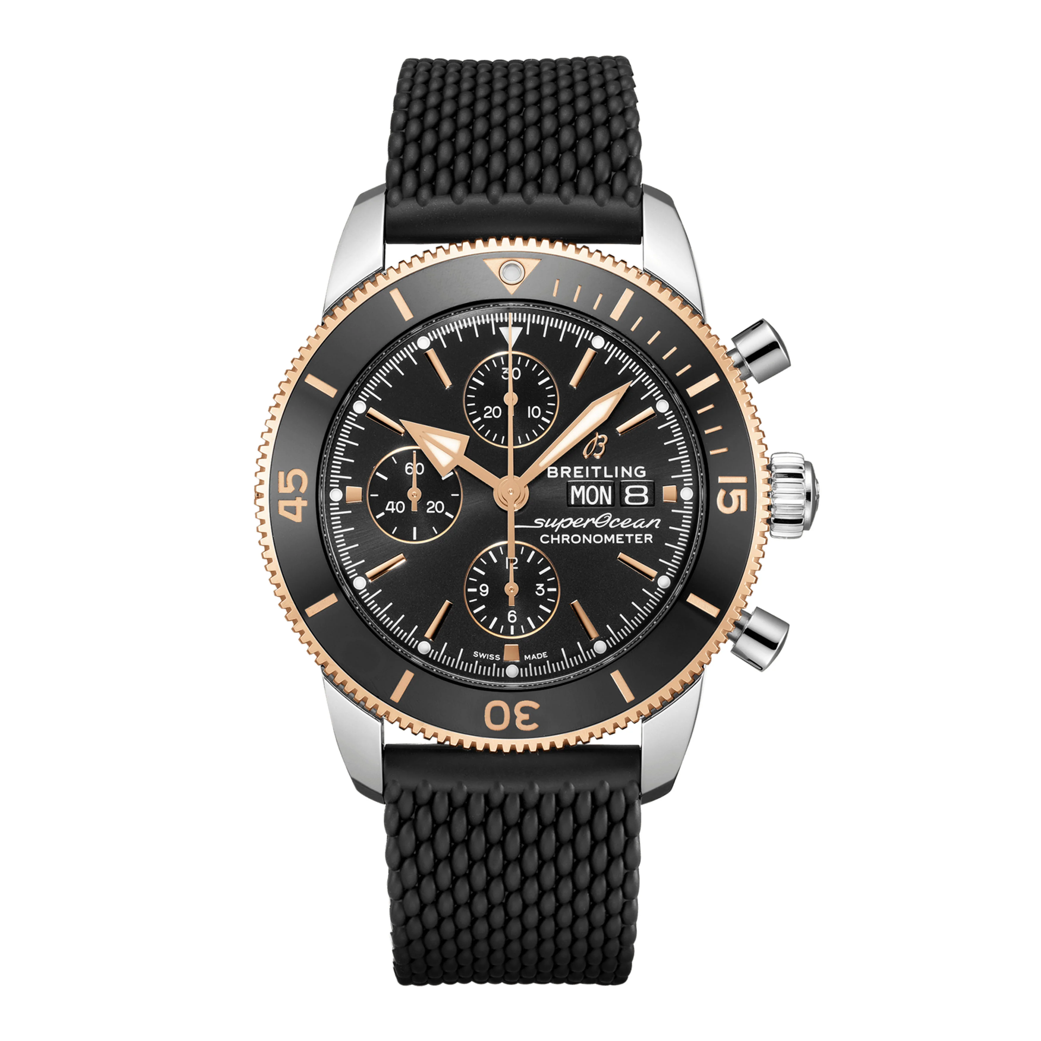 Breitling Superocean Heritage Chronograph Watch, 44mm Black Dial, U13313121B1S1