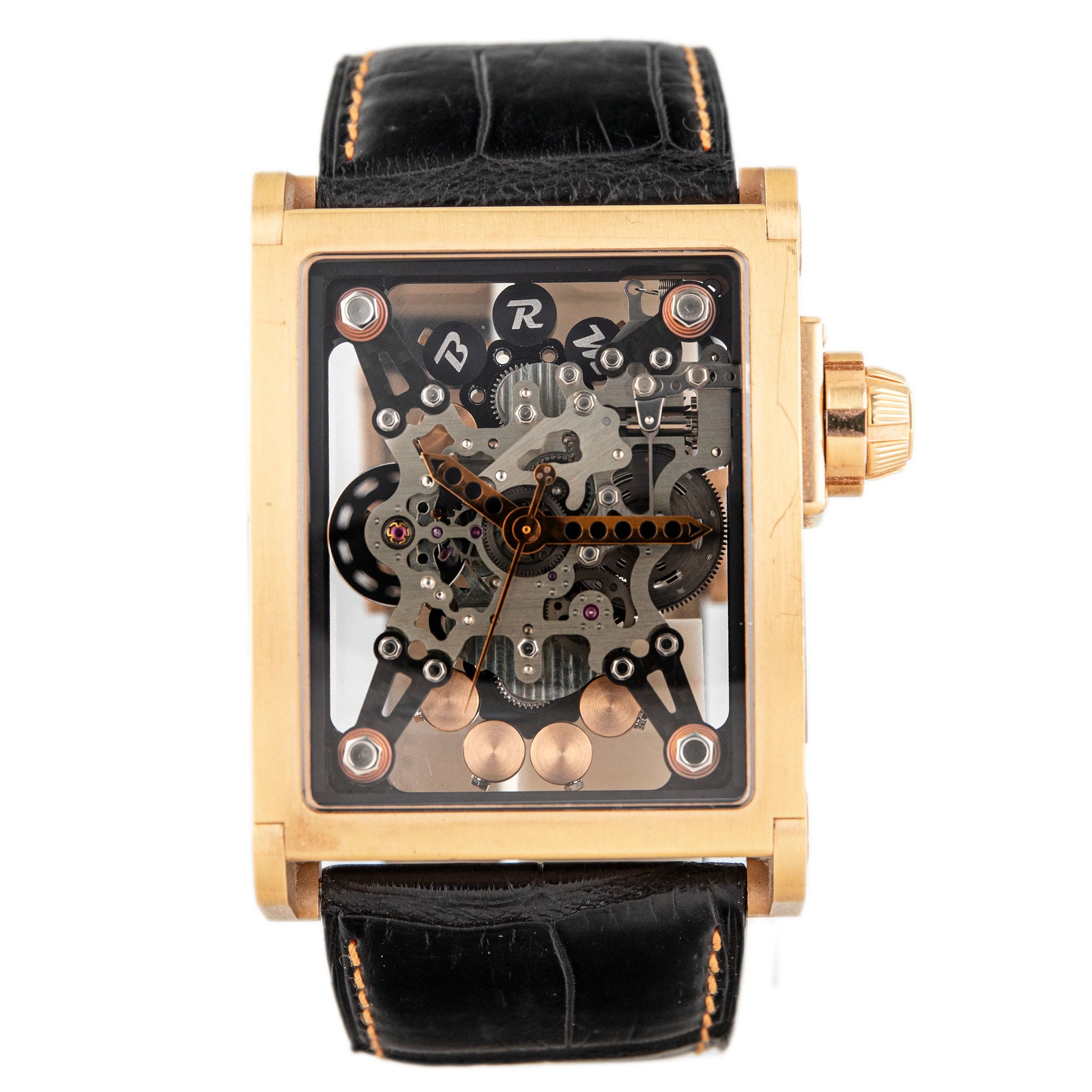 BRM BRT-3 Rose Gold Skeleton Dial 40x48mm BRT-3 Full Set