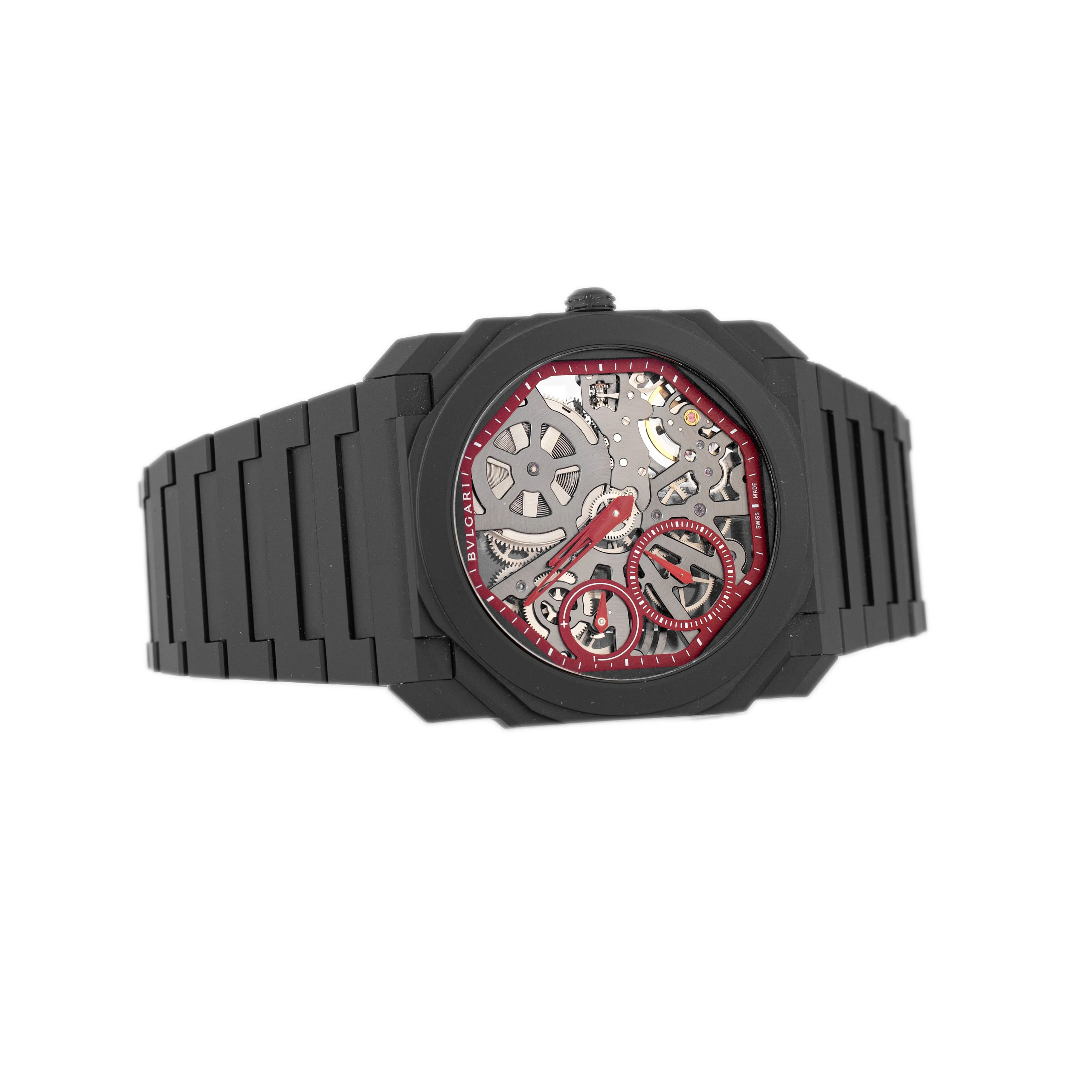 Bulgari Octo Finissimo Limited Edition Ceramic Skeleton Dial 40mm 103527 Full Set - Image 4