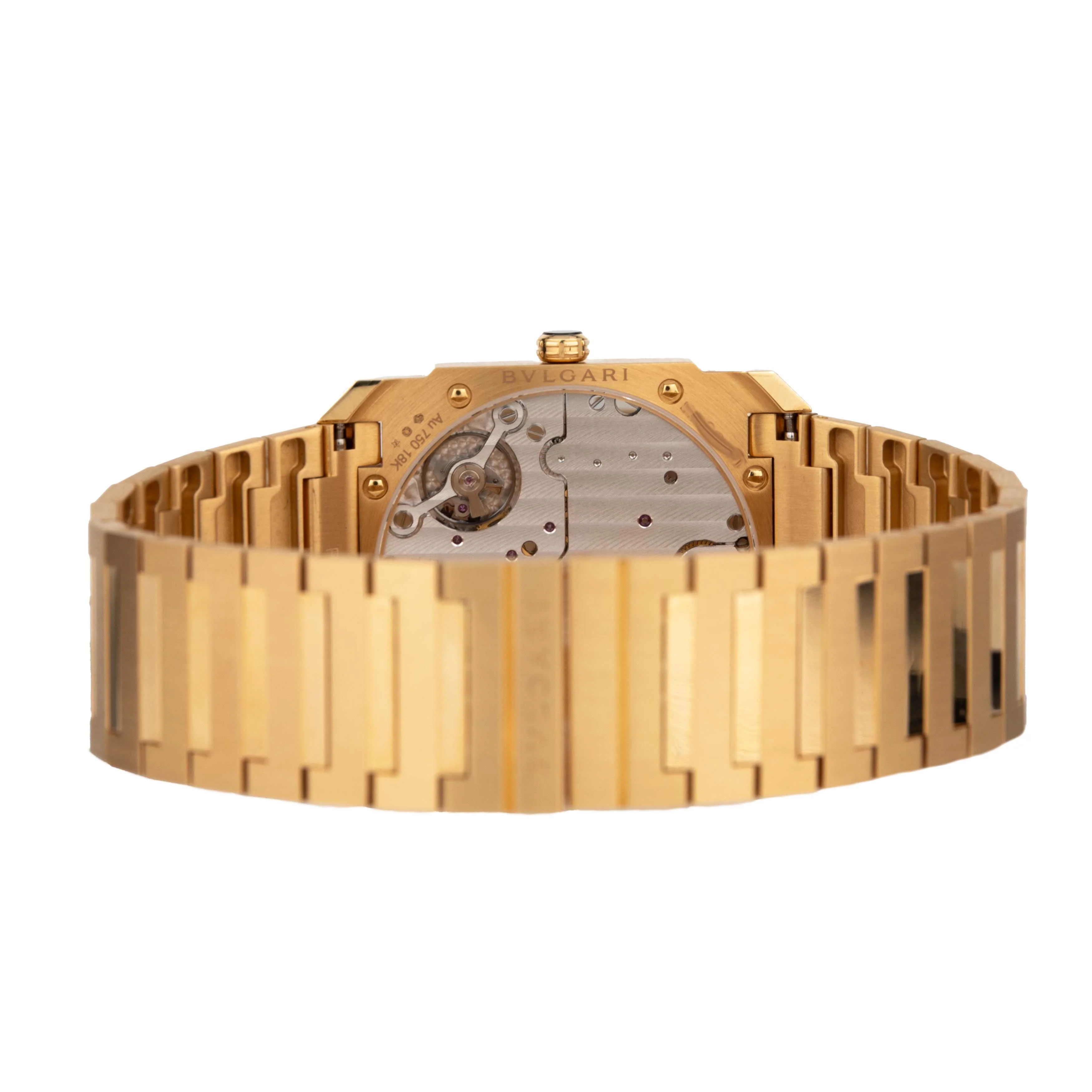 Bulgari Octo Finissimo Yellow Gold Brown Dial 40mm 103717 Full Set - Image 5