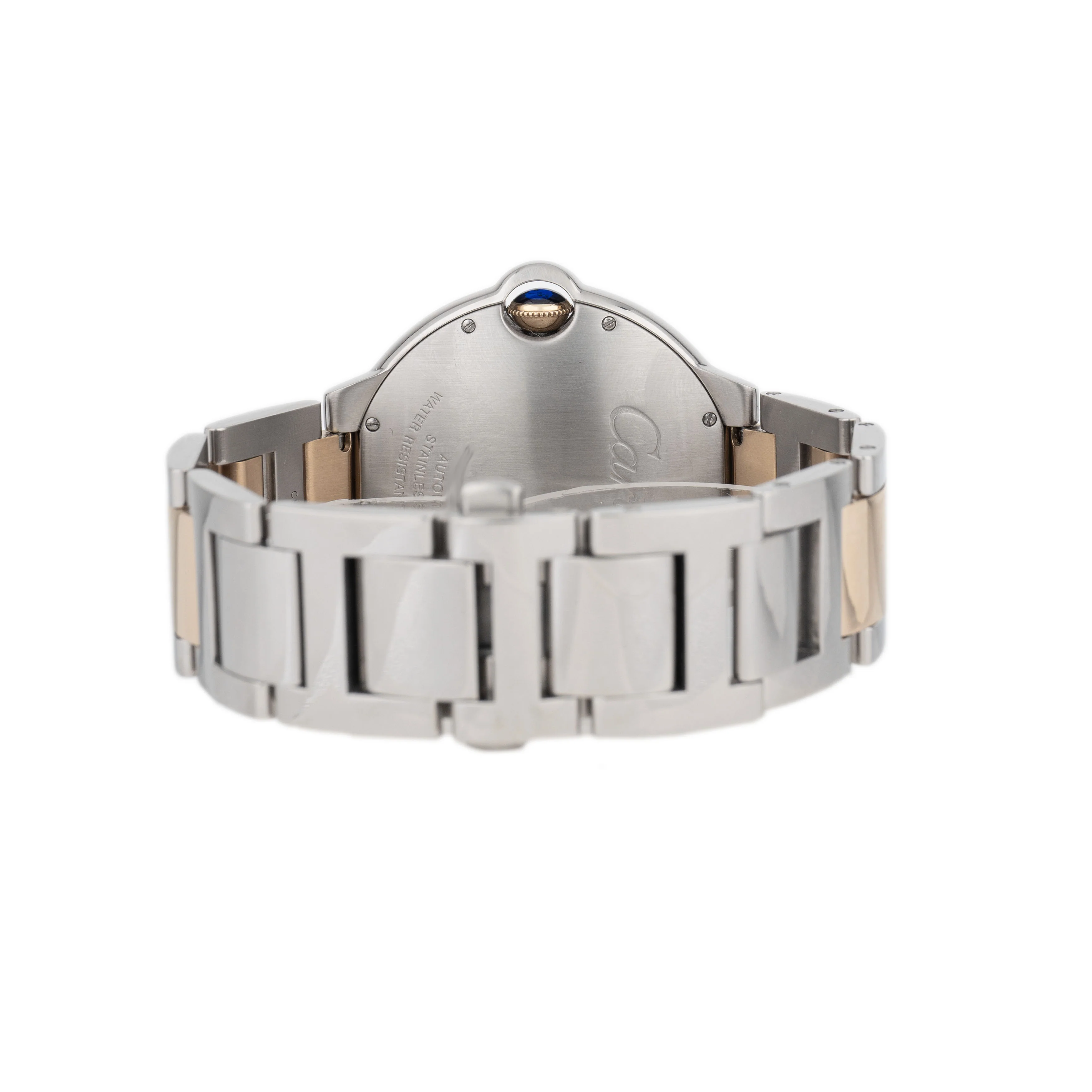 Cartier Ballon Bleu Stainless Steel Yellow Gold Silver Dial 42mm W69009Z3 Full Set - Image 5