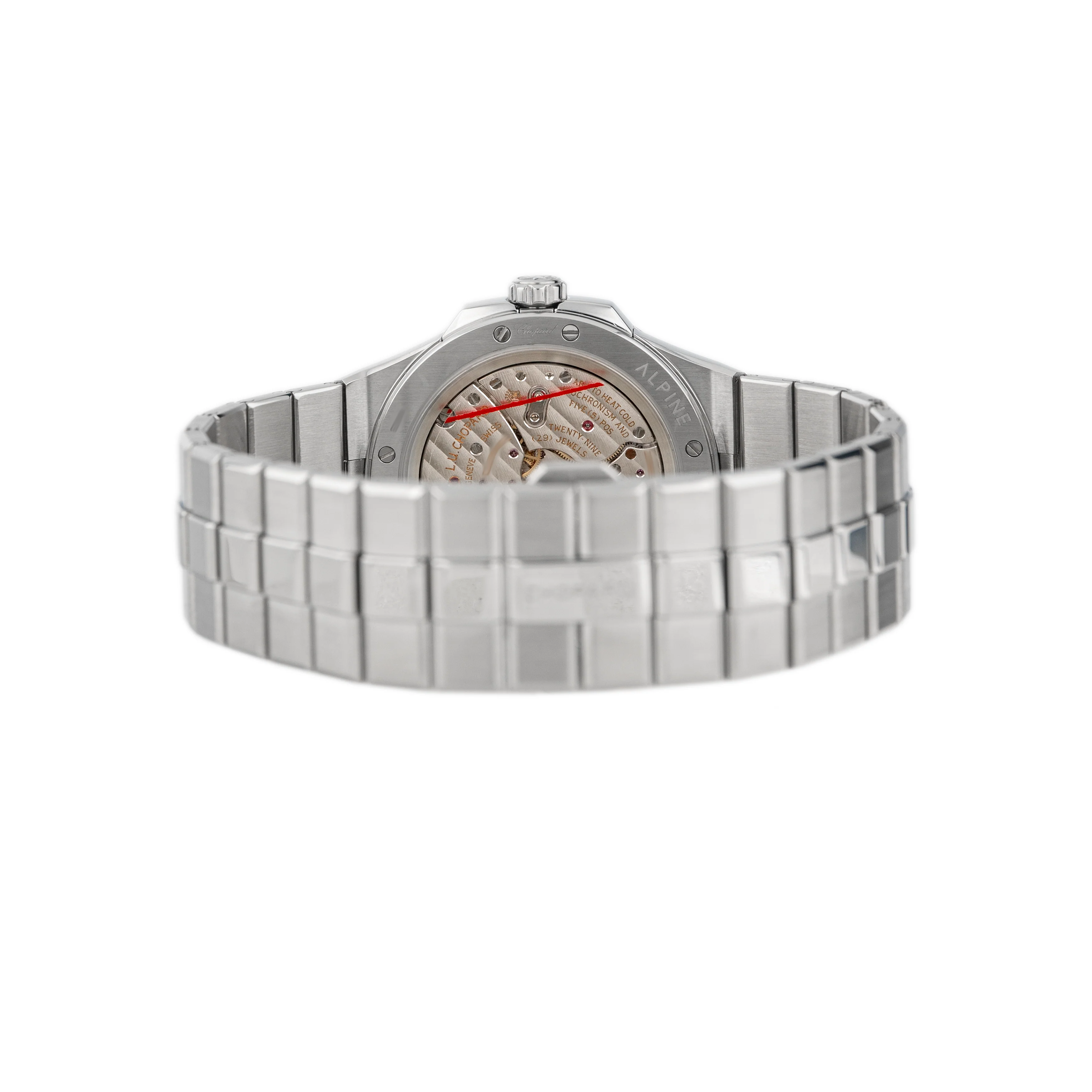 Chopard Alpine Eagle 41 XPS Stainless Steel Salmon Dial 41mm 298623 Full Set - Image 5