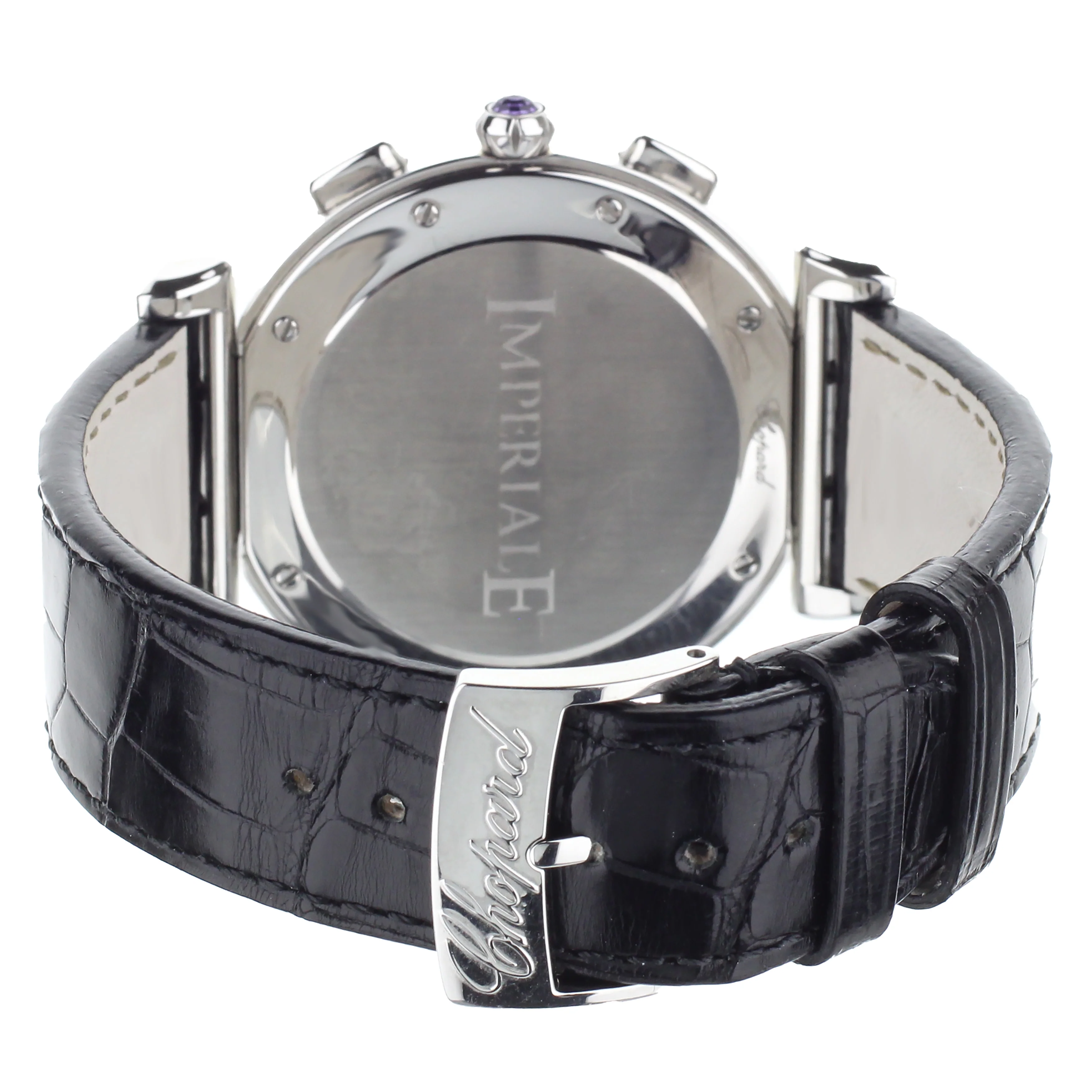 Chopard Imperiale Chronograph with Diamond Bezel 388549-3001 2.41cts 20 Stones - Image 5