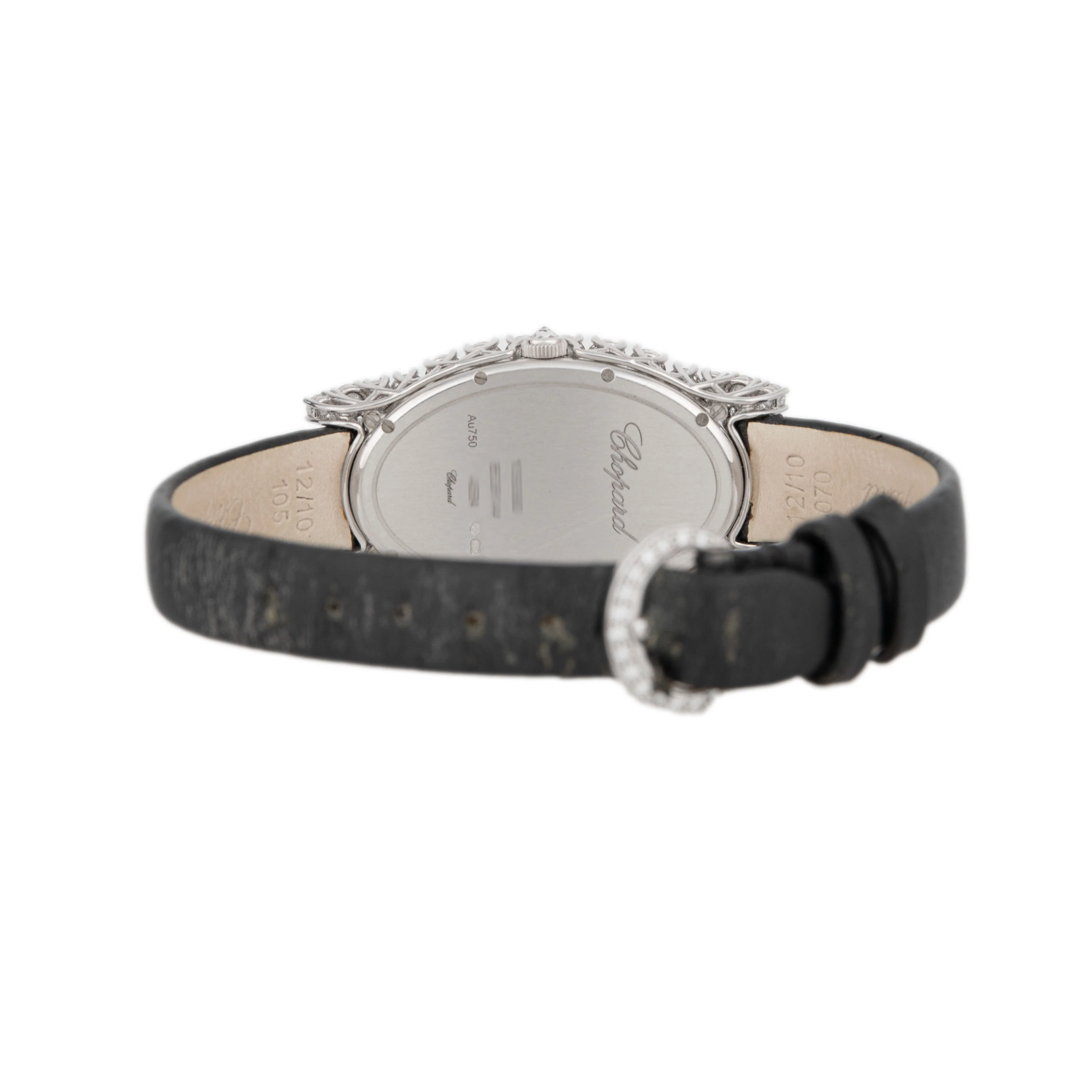 Chopard L'Heure Du Diamant White Gold Silver Dial Diamond Bezel 39.6X26.6mm 139380-1005 Full Set - Image 5