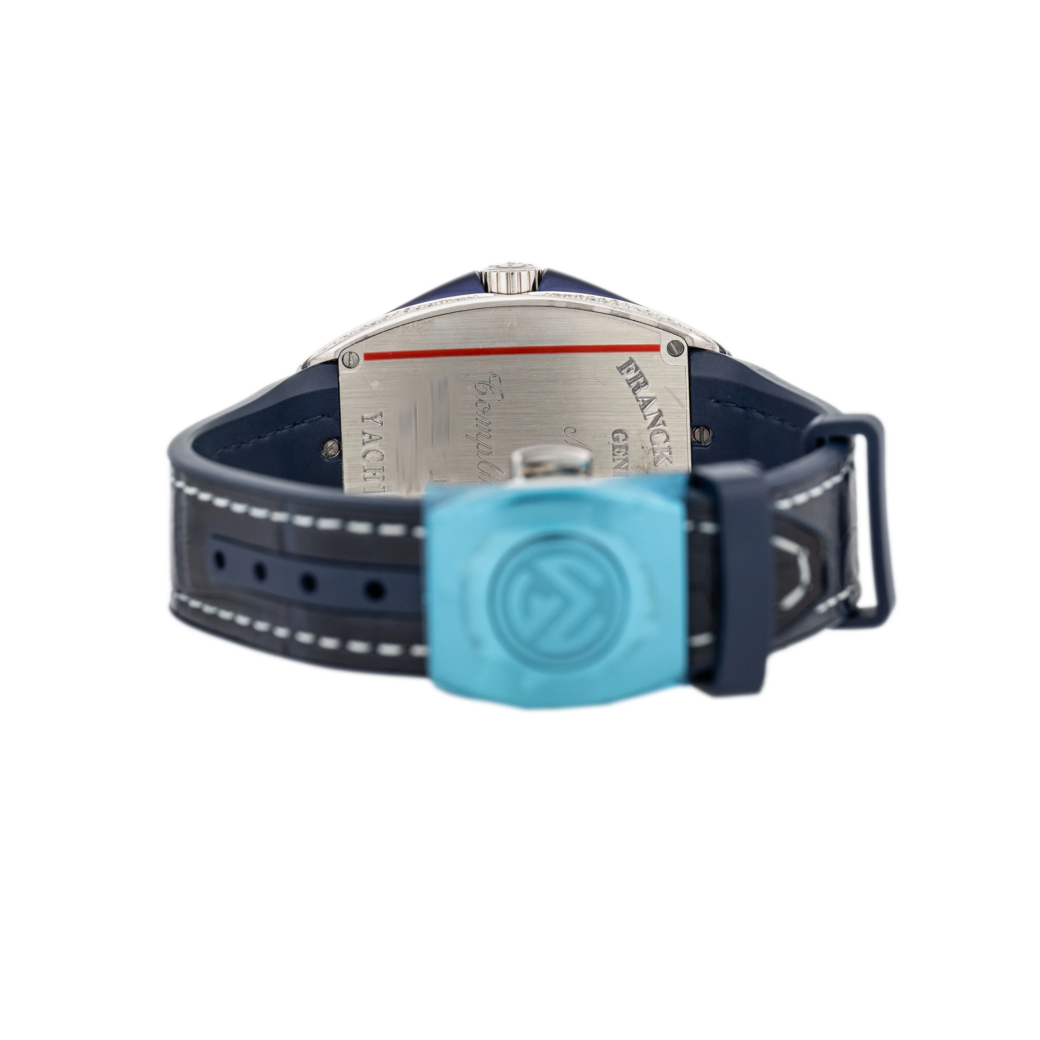 Franck Muller Vanguard Yachting Stainless Steel Blue Dial 44mm V45SCDT Full Set - Image 5