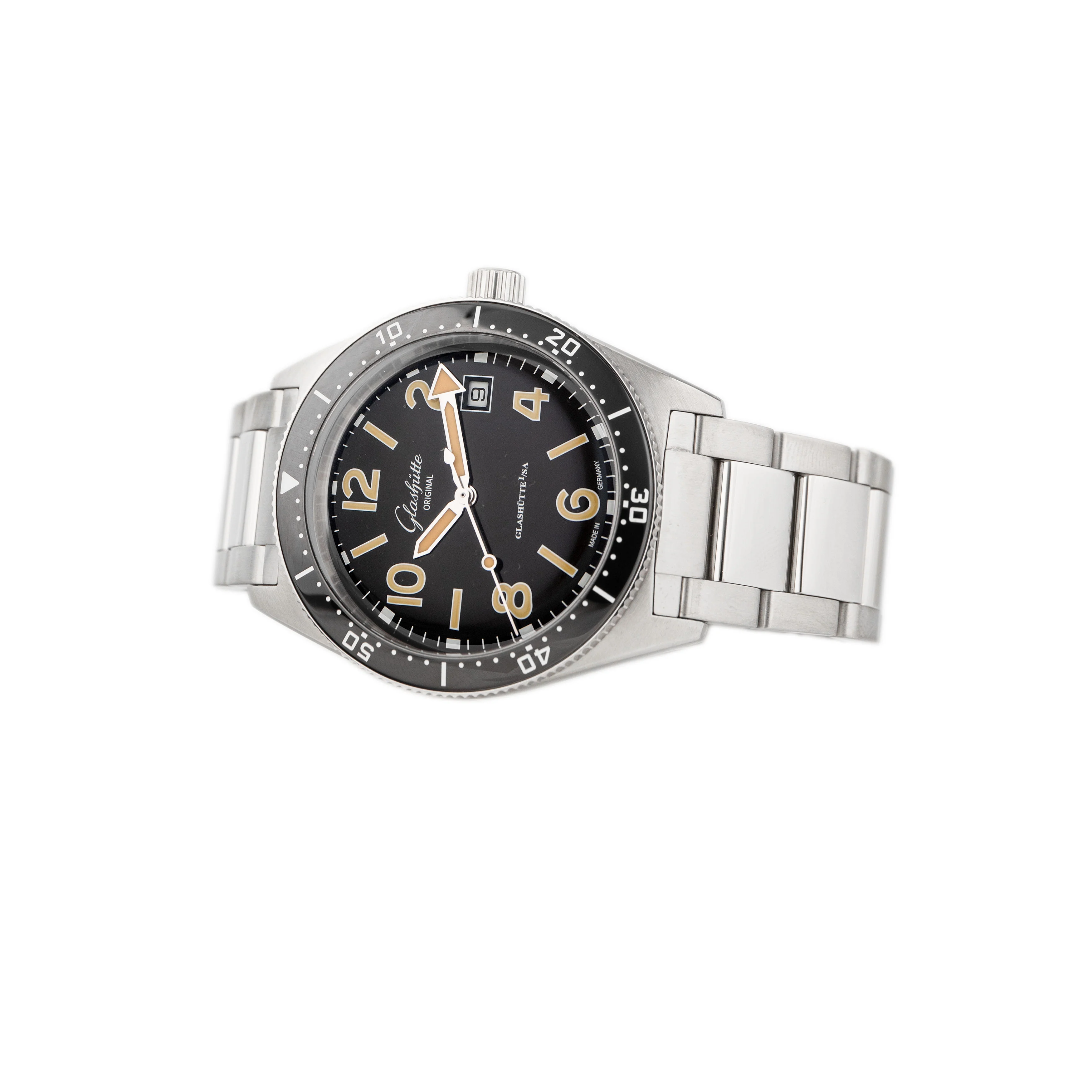 Glashutte Original SeaQ Stainless Steel Black Dial 39.5mm 1-39-11-06-80-06 Full Set - Image 3