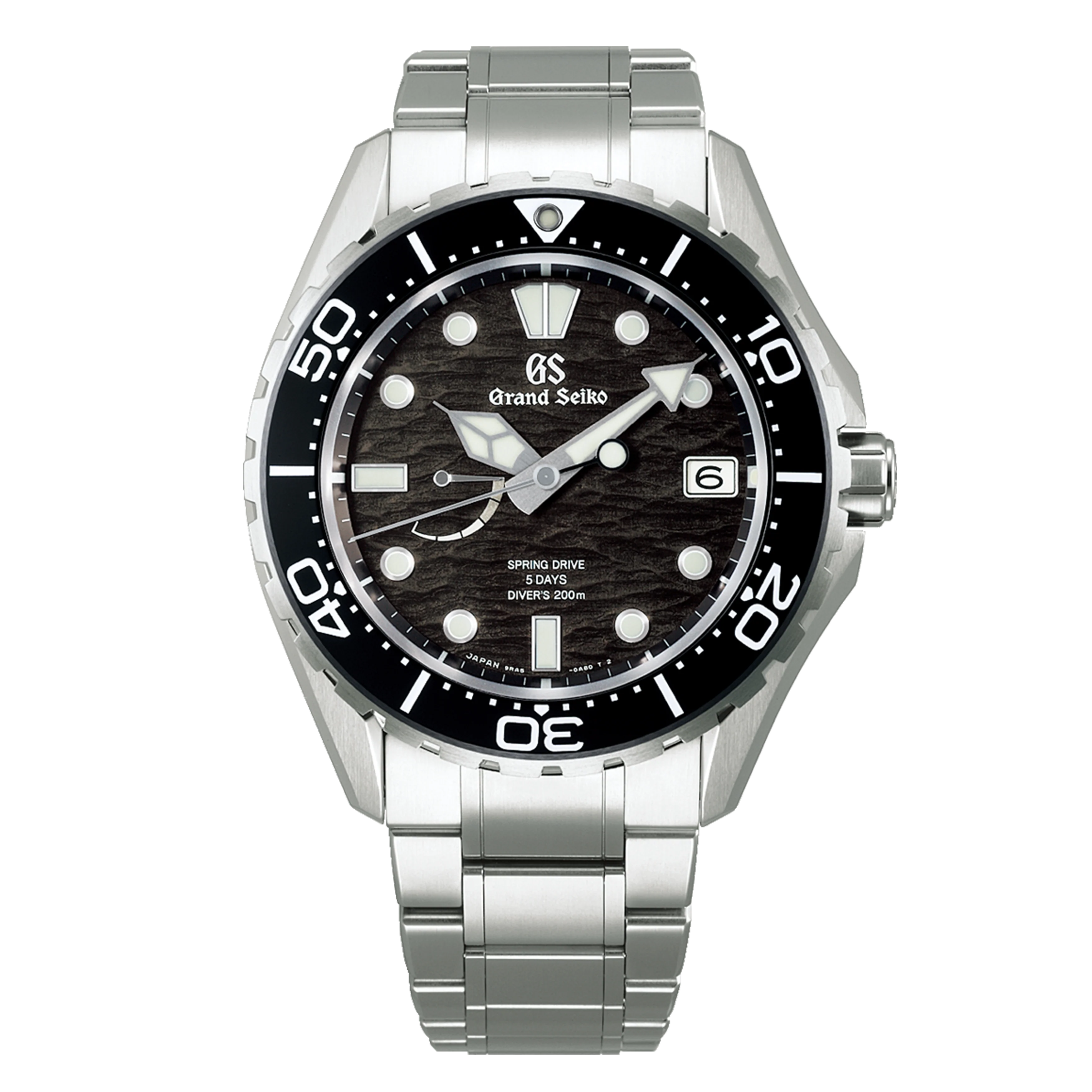 Grand Seiko Evolution 9 Watch, 43.8mm Black Dial, SLGA015