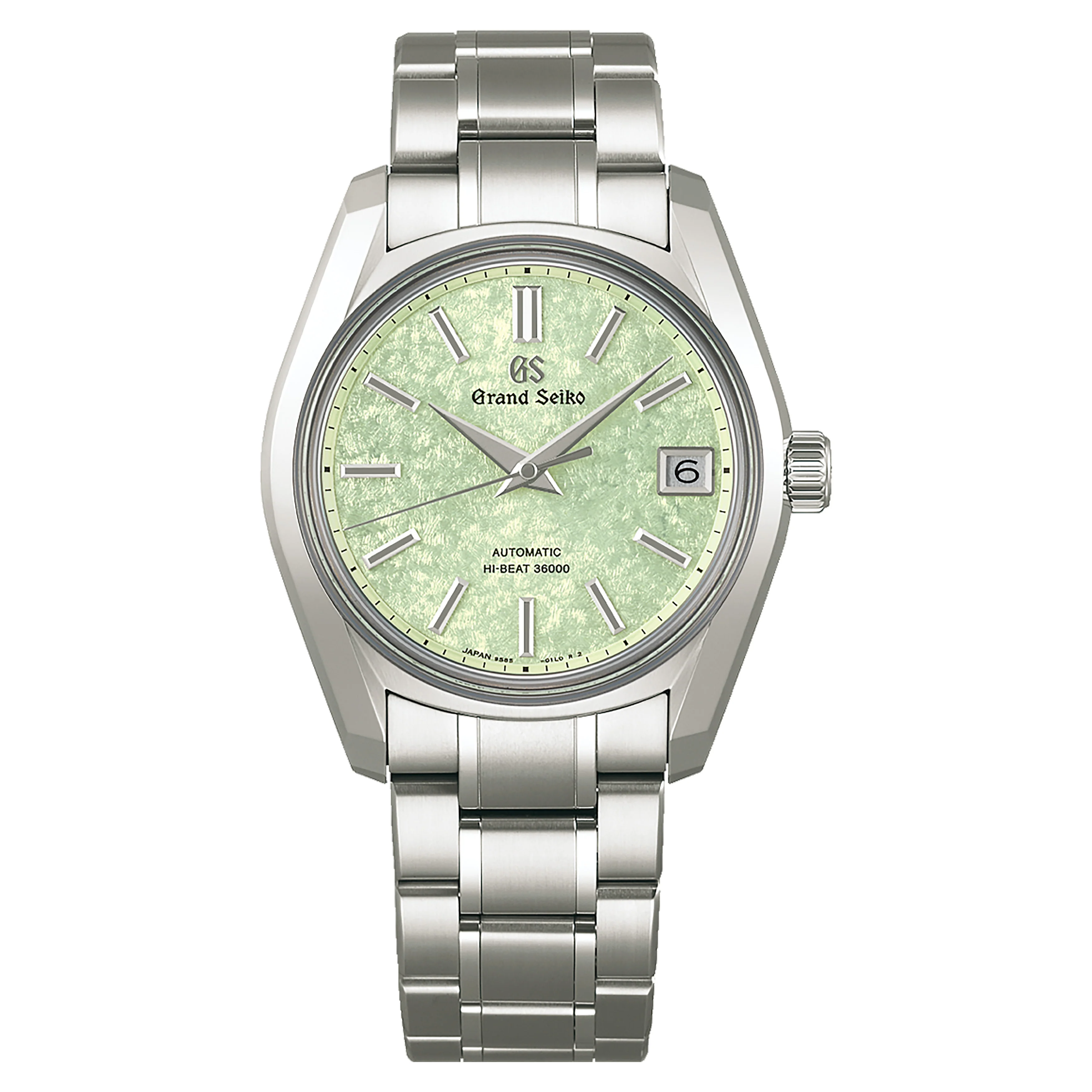Grand Seiko Heritage Hi-Beat 62GS Watch, 38mm Green Dial, SBGH343