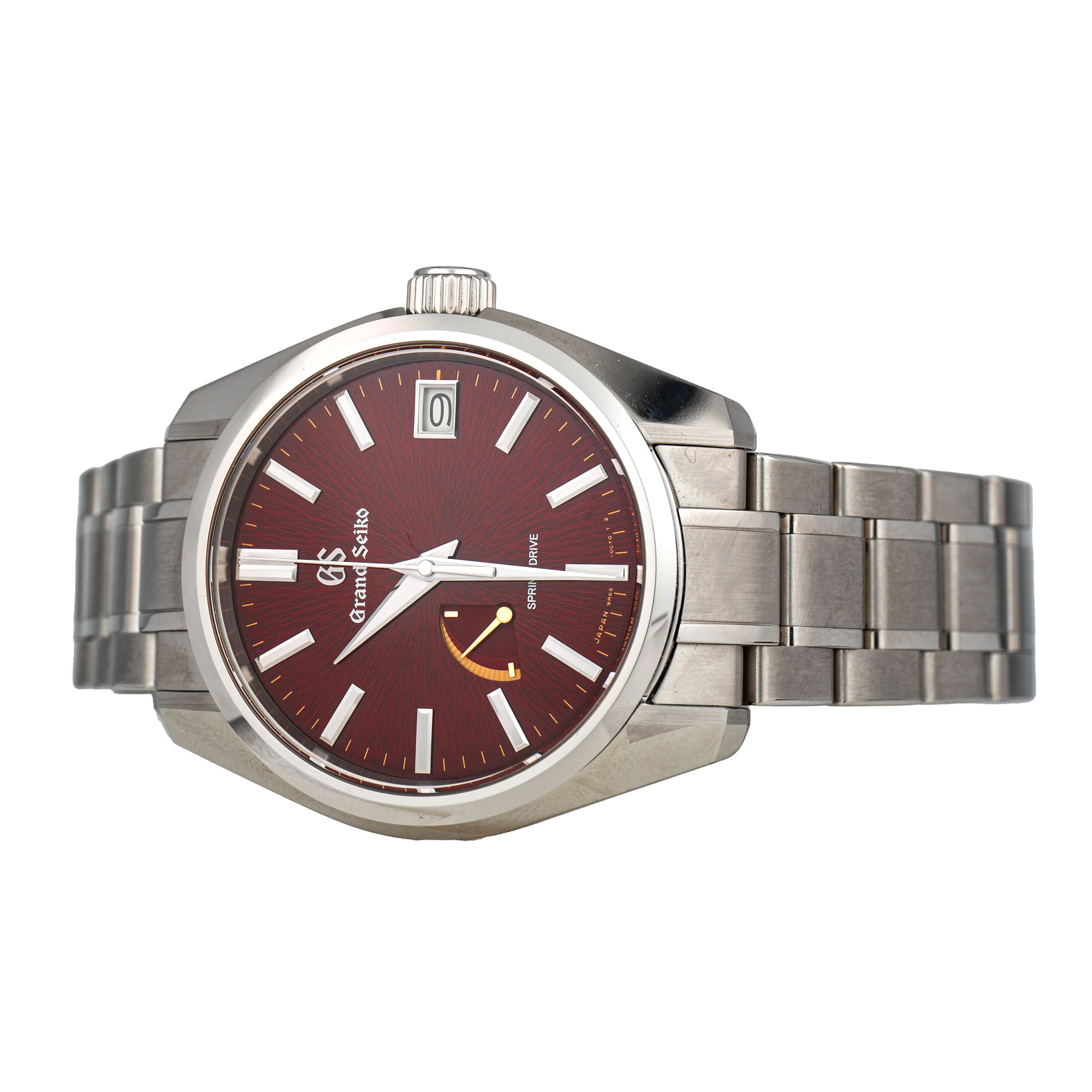Grand Seiko Heritage Katana Stainless Steel Red Dial 40mm SBGA493 Full Set - Image 3