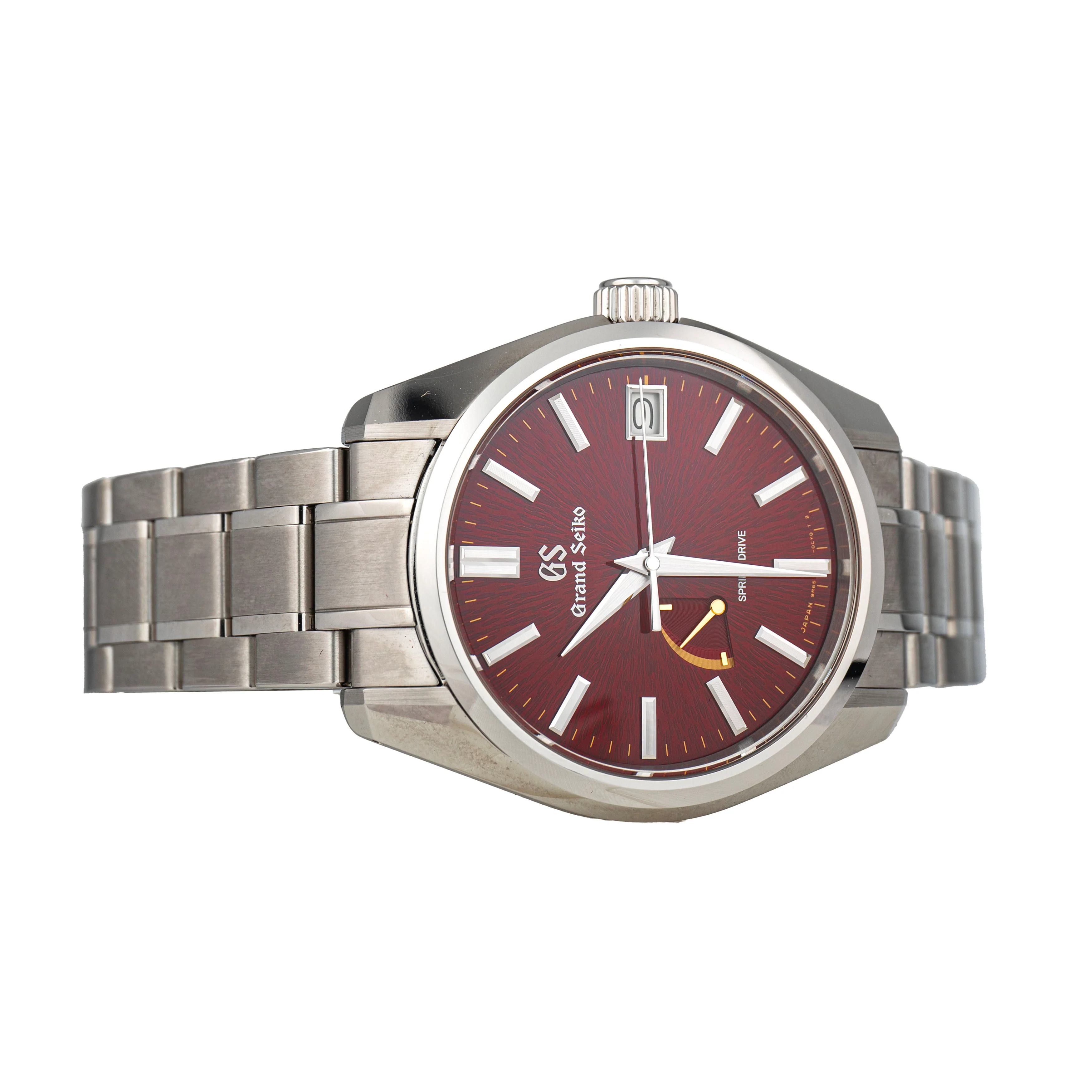 Grand Seiko Heritage Katana Stainless Steel Red Dial 40mm SBGA493 Full Set - Image 4