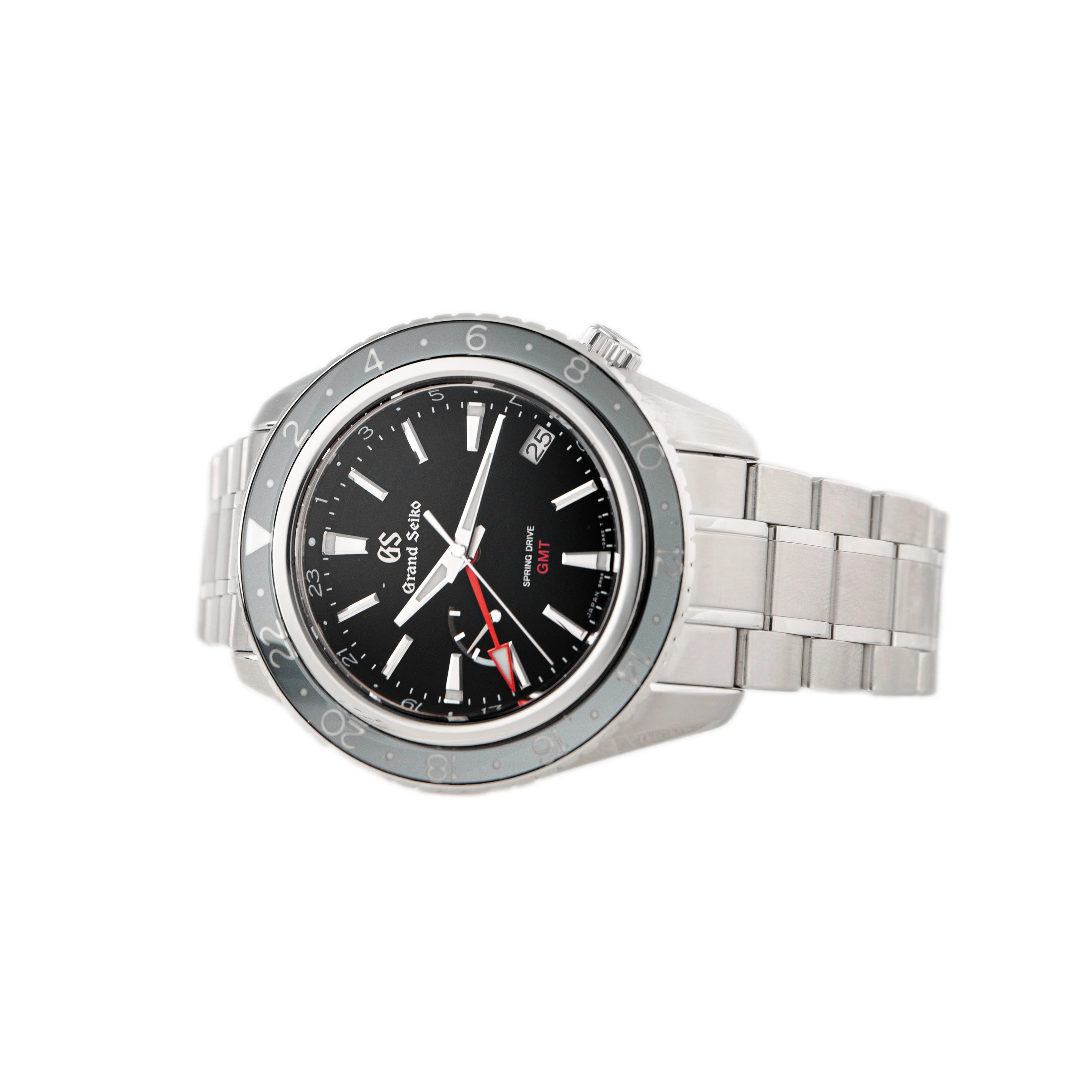 Grand Seiko Sport Collection GMT Stainless Steel Black Dial 44mm SBGE201 Full Set - Image 3