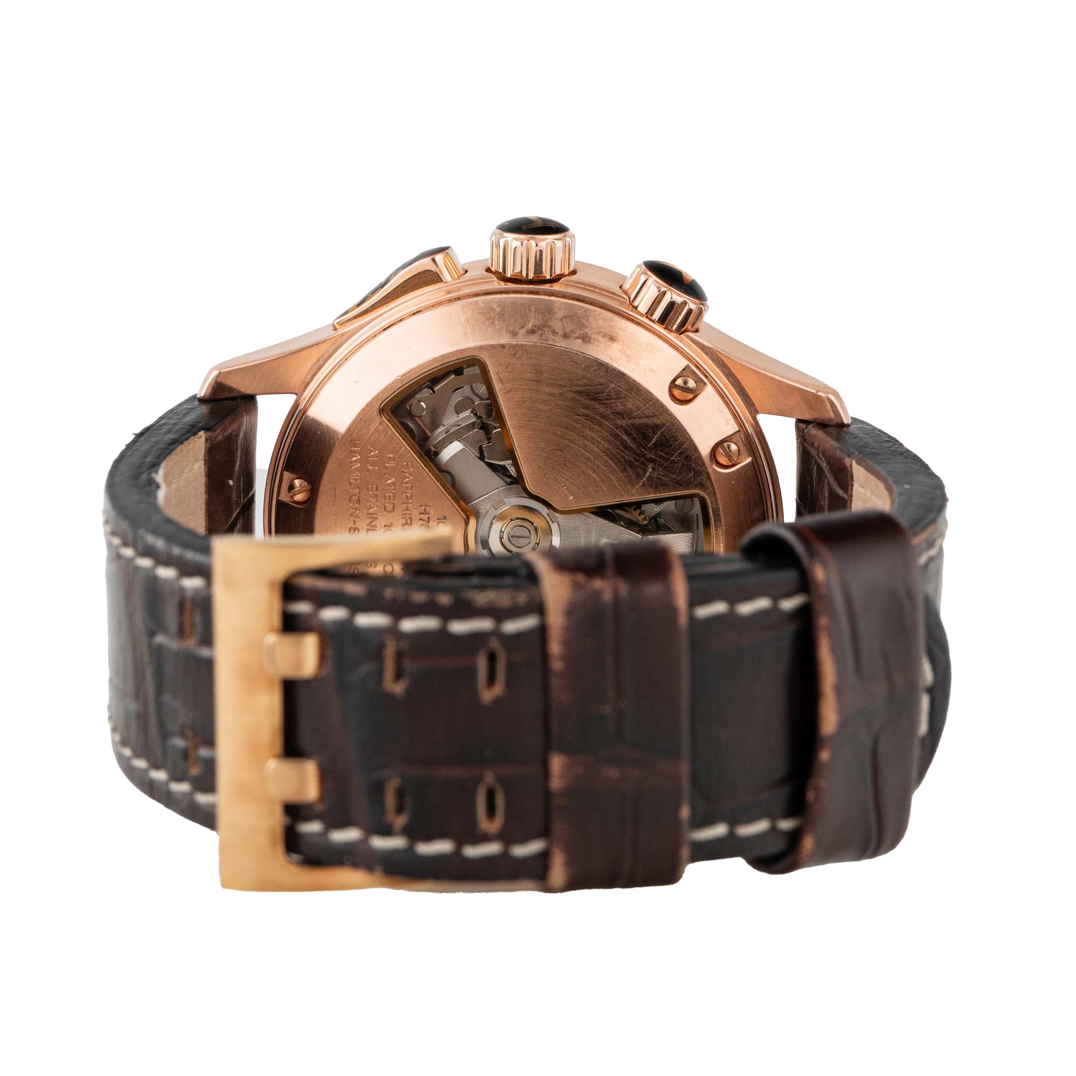 Hamilton Khaki Field Aviation X-Copter Chronograph Rose Gold Plated Black Dial 44mm H76646533 - Image 5