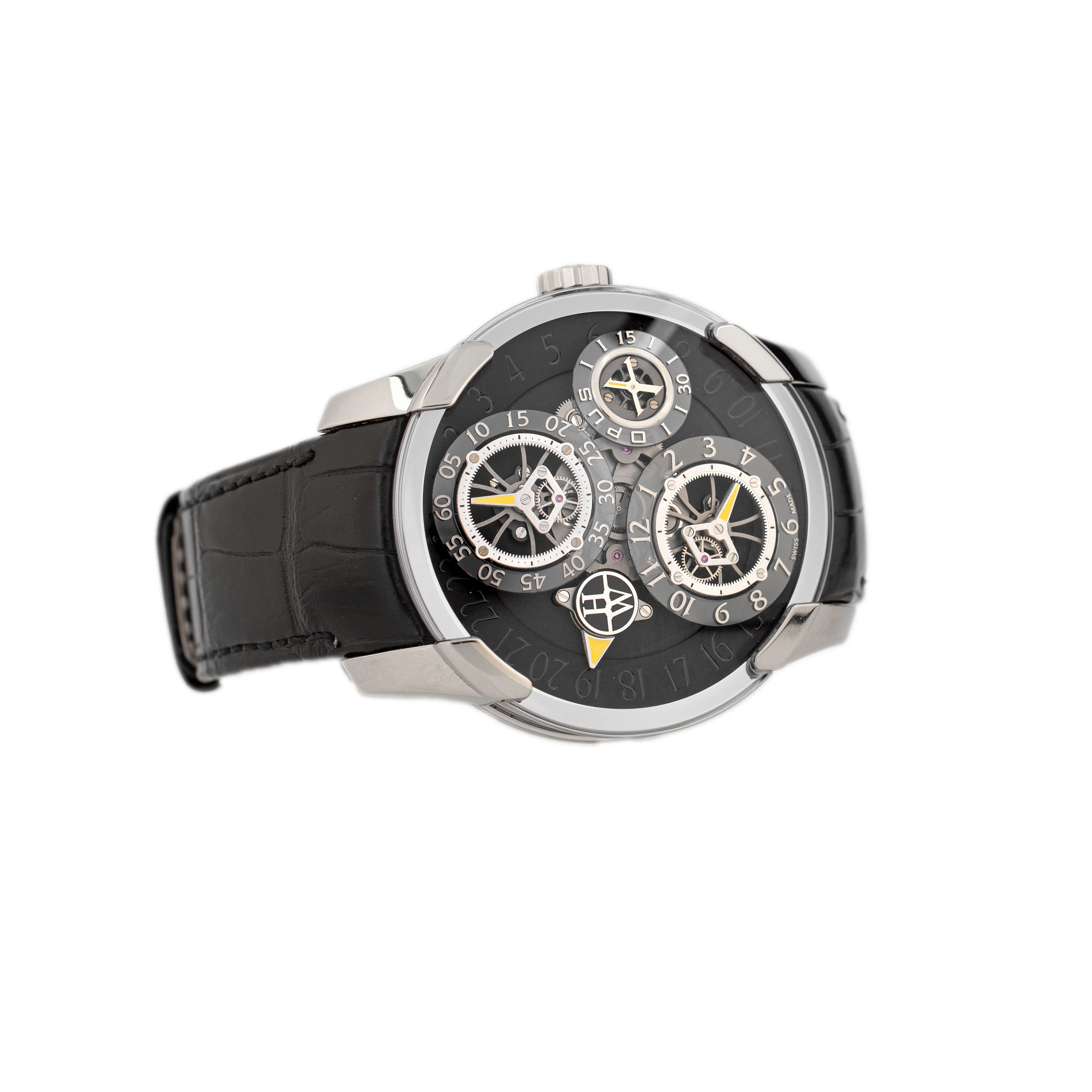 Harry Winston Opus X White Gold Black Dial 46mm 500/MMJFMWL.K Full Set - Image 4