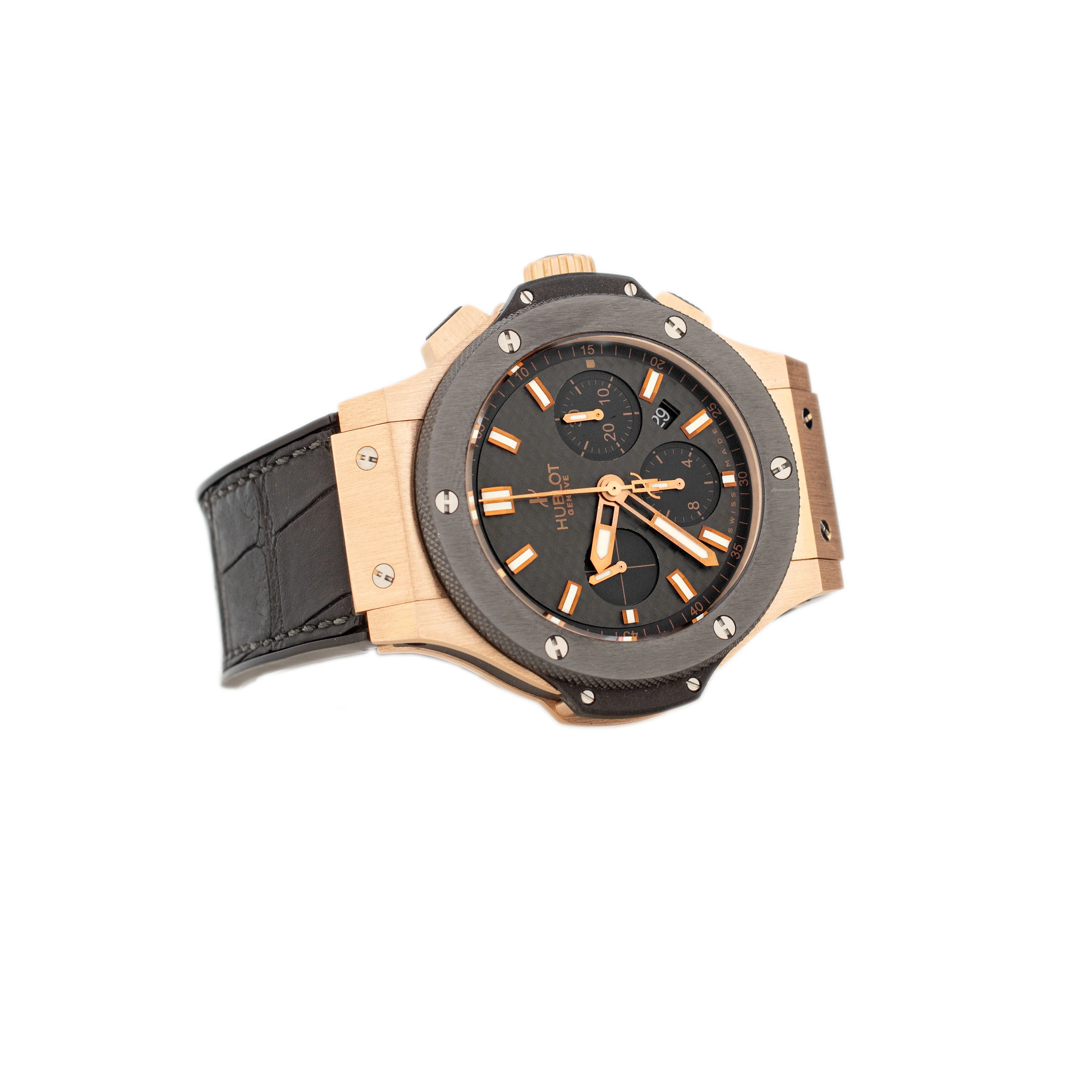 Hublot Big Bang Rose Gold Ceramic Black Dial 44mm 301.PM.1780.RX Full Set - Image 4