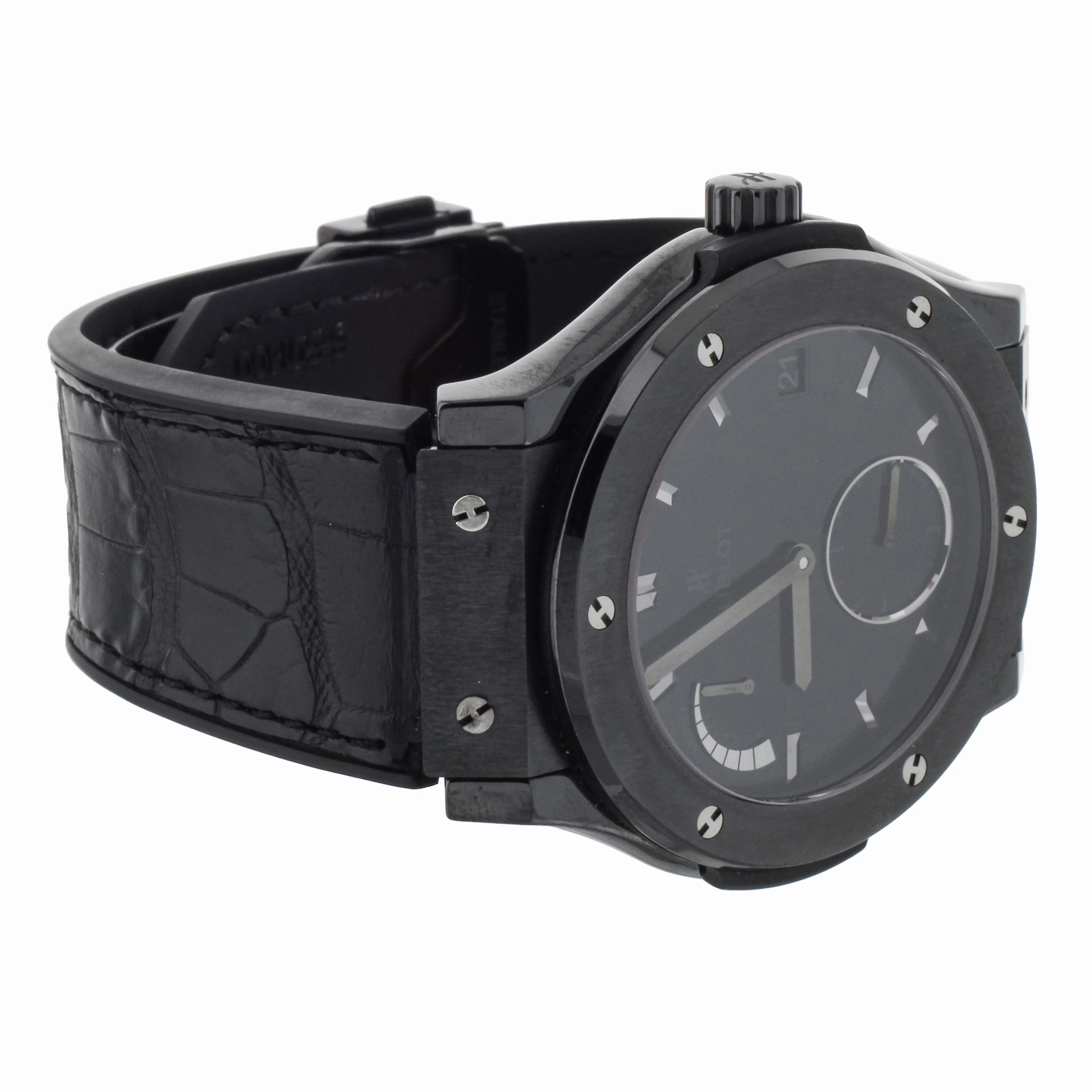 Hublot Classic Fusion 8 Day Reserve L.E. 143/500 Ceramic 45mm 516.CM.1440.LR - Image 4